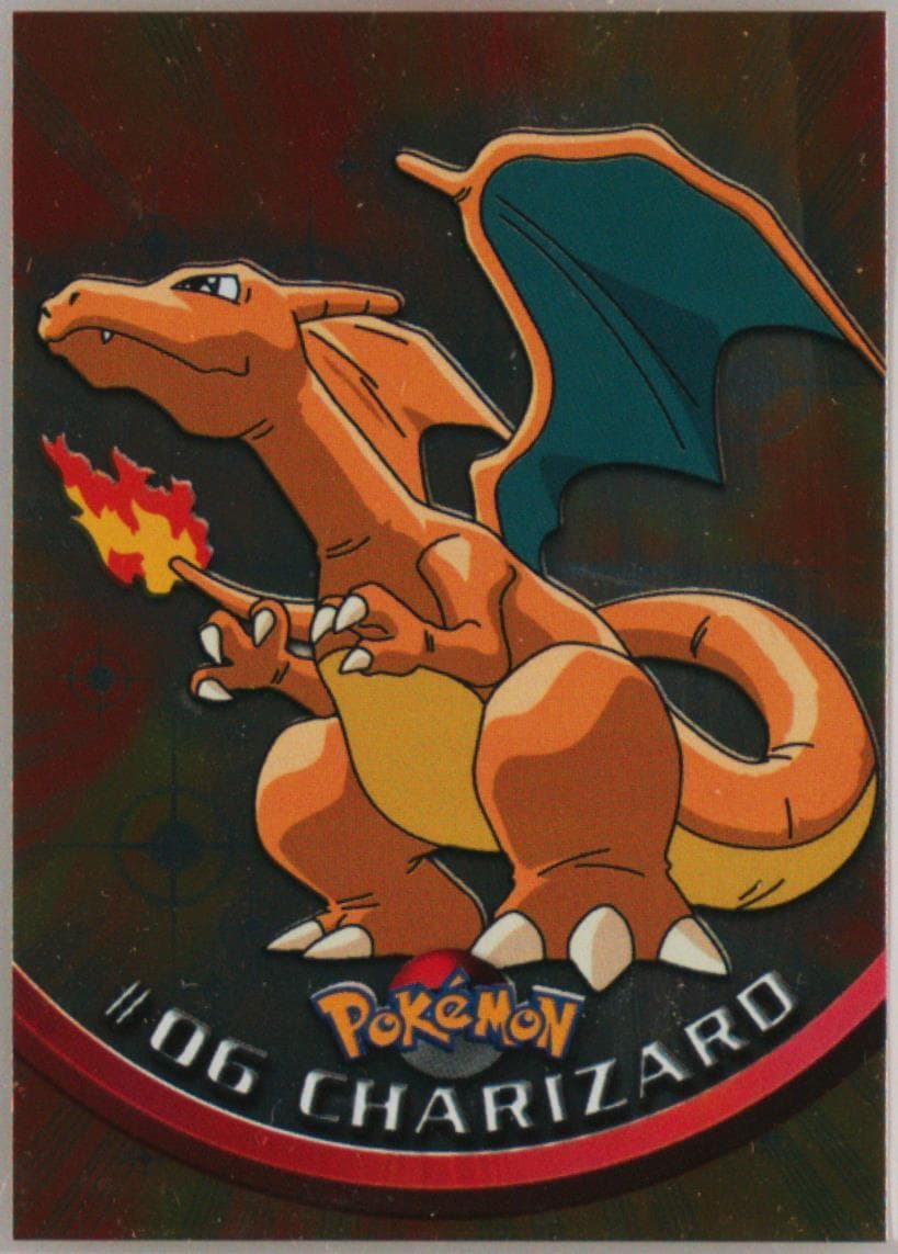 Charizard Foil-Spanish (6) 1999 Topps Pokemon TV