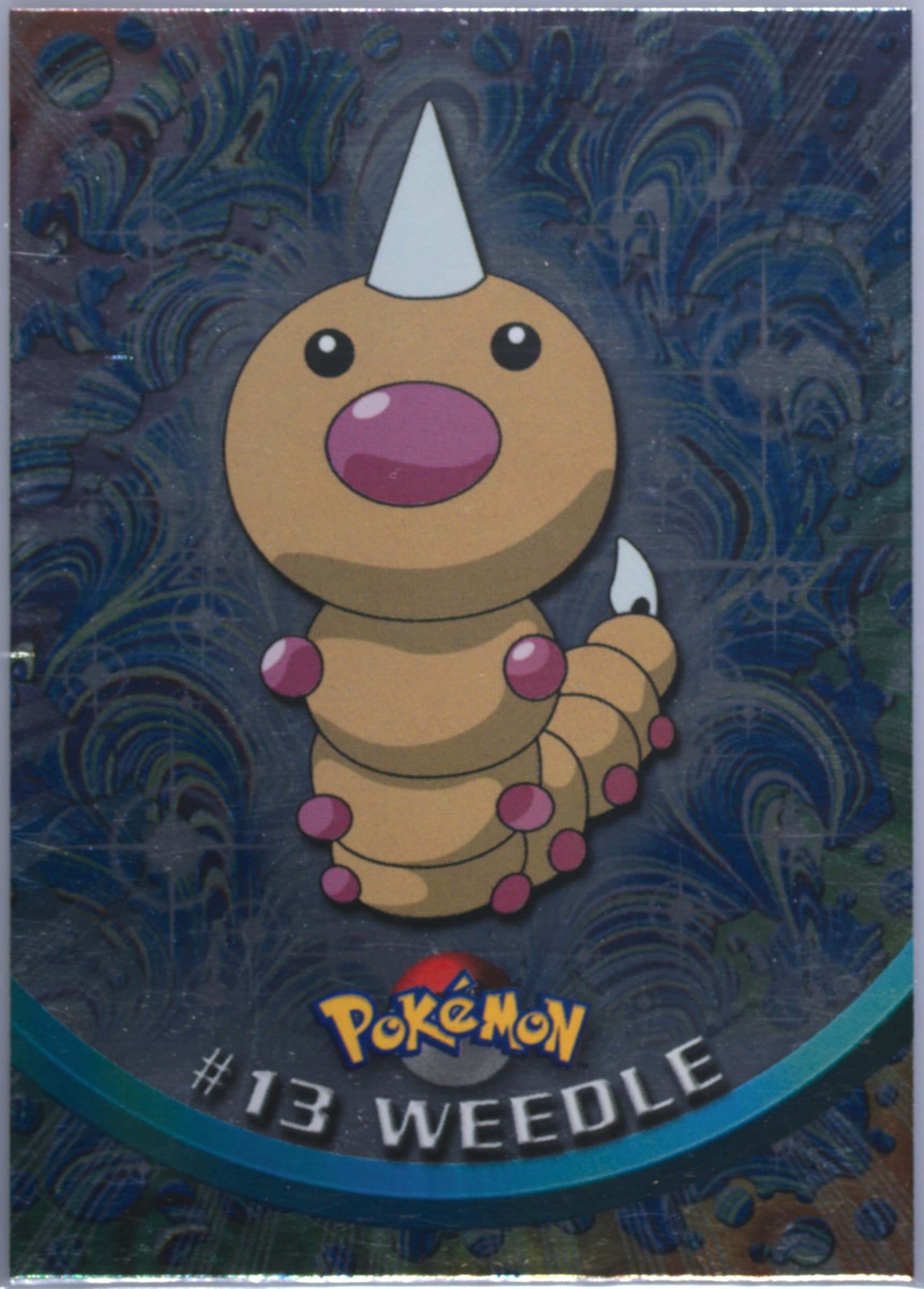 Weedle Foil-United Kingdom (13) 1999 Topps Pokemon TV