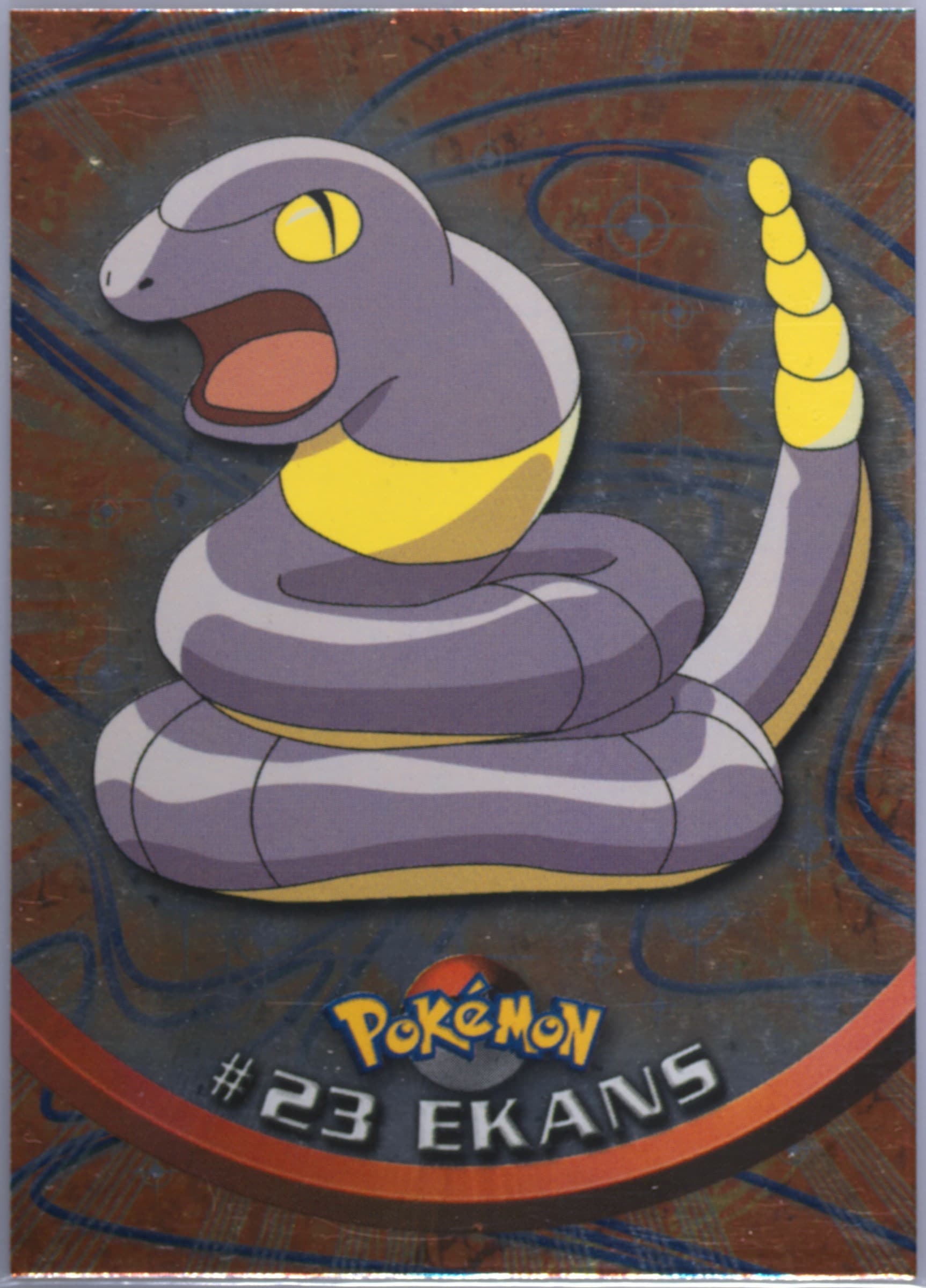 Ekans Foil-United Kingdom (23) 1999 Topps Pokemon TV