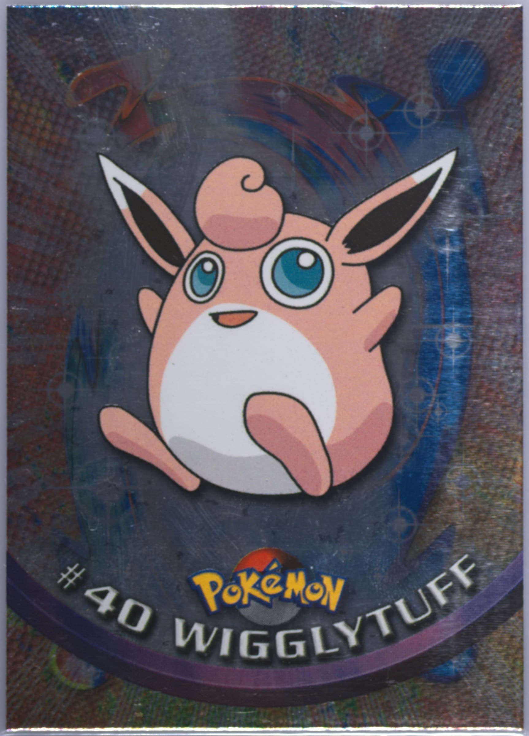 Wigglytuff Foil-United Kingdom (40) 1999 Topps Pokemon TV