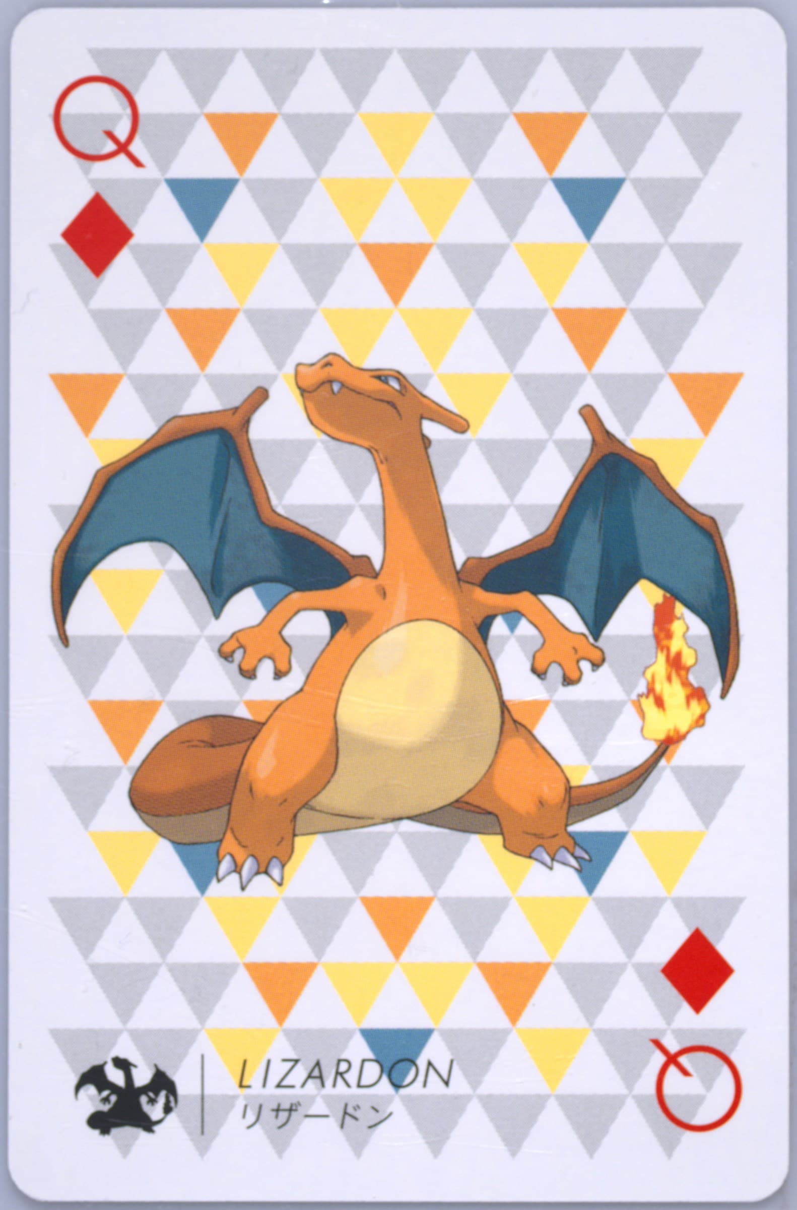Charizard Queen of Diamonds 2013 Pokemon X Version Playing Cards