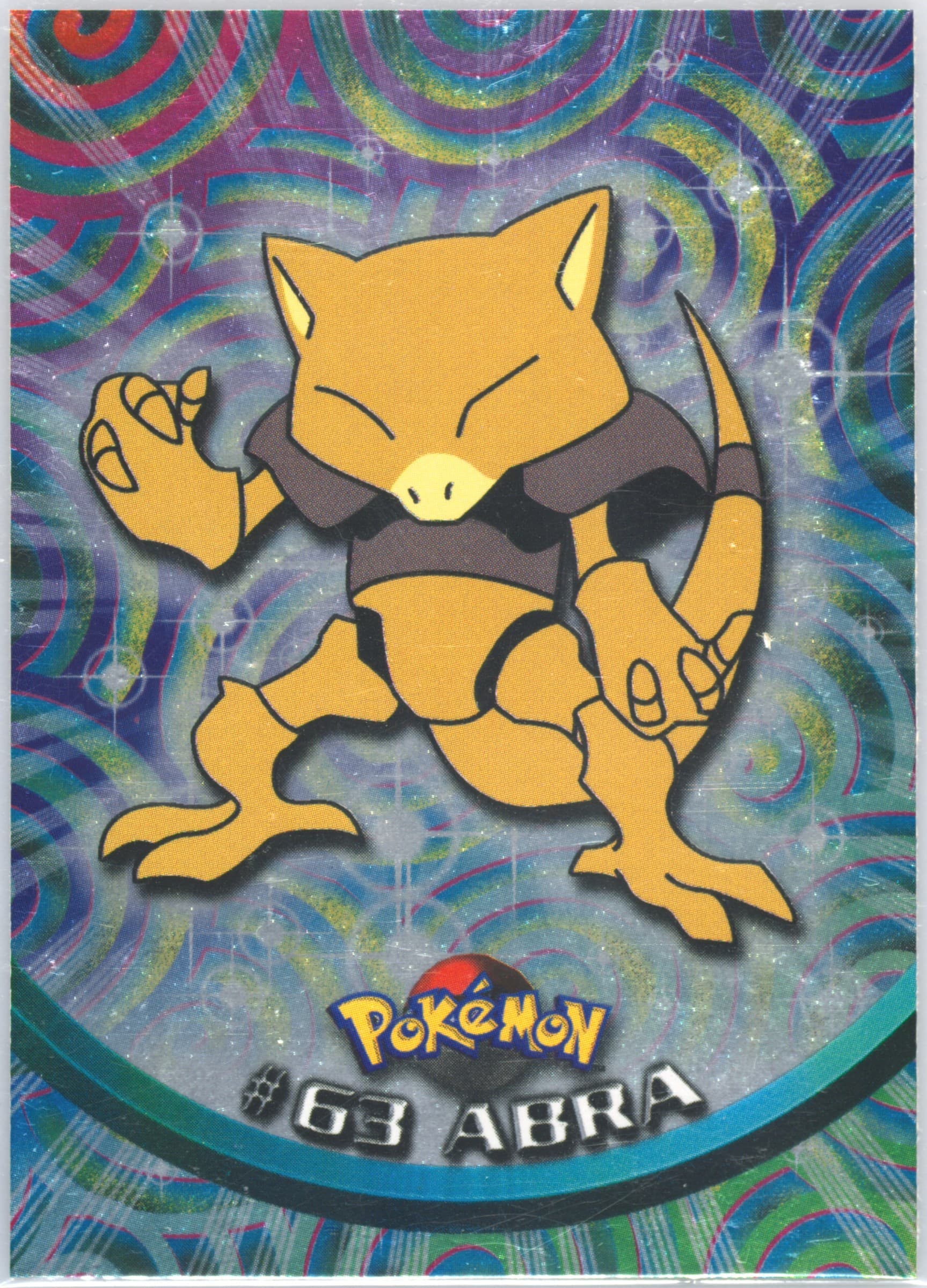 Abra Foil-French (63) 1999 Topps Pokemon TV