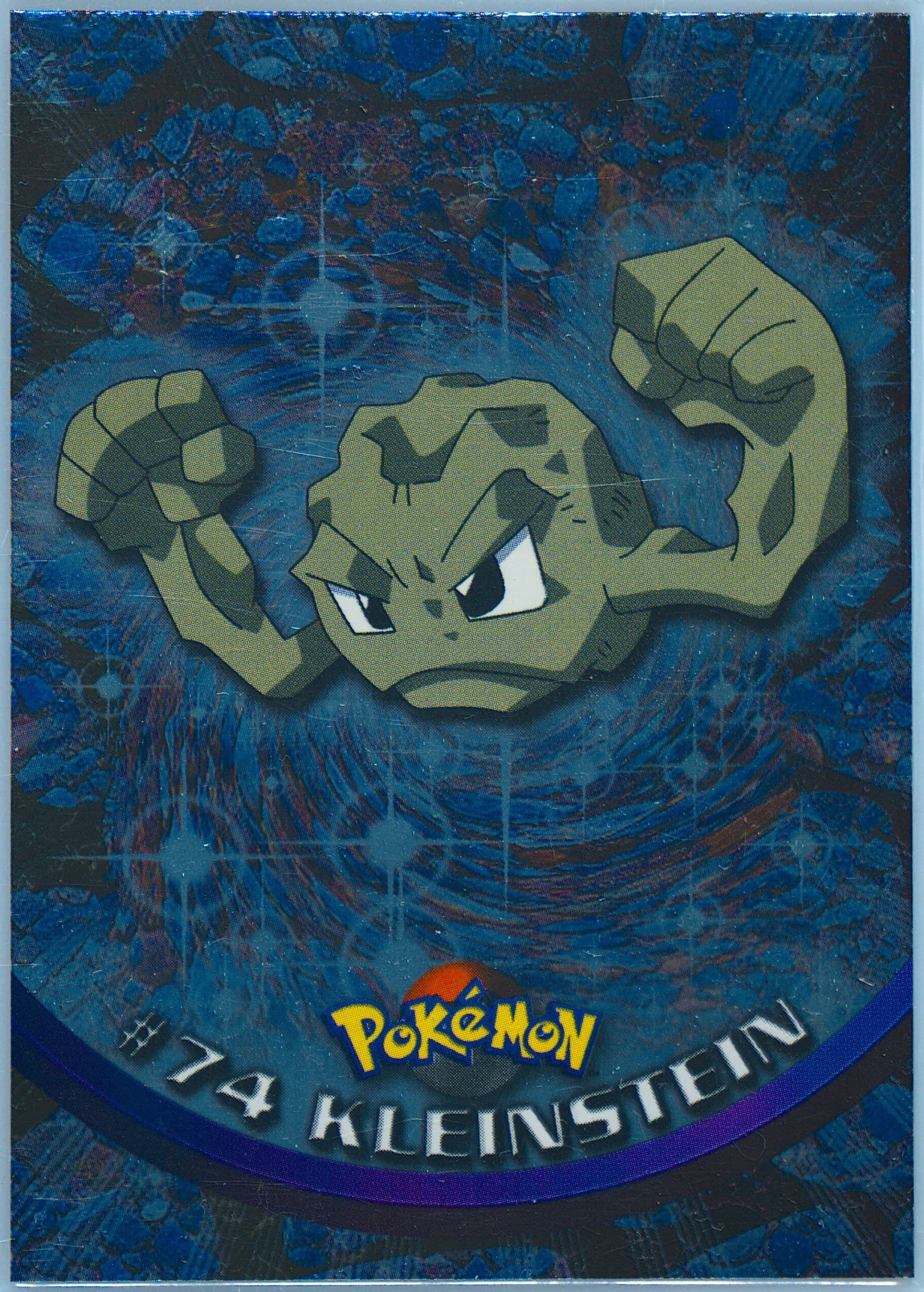 Kleinstein Foil-German (74) 1999 Topps Pokemon TV