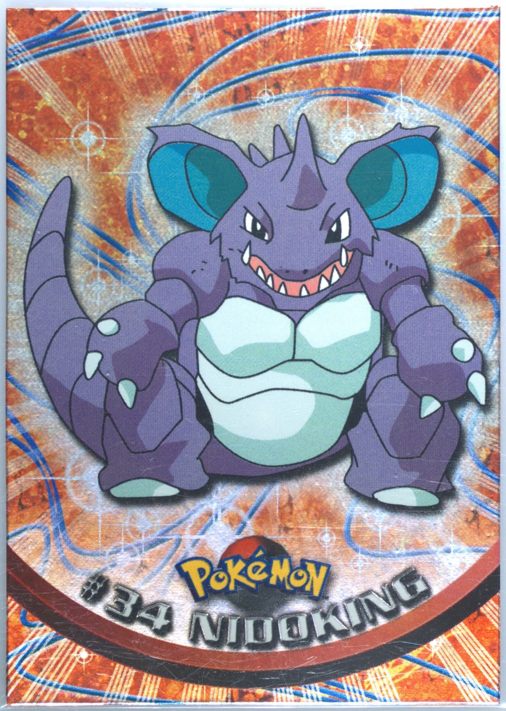 Nidoking German (34) 1999 Topps Pokemon TV
