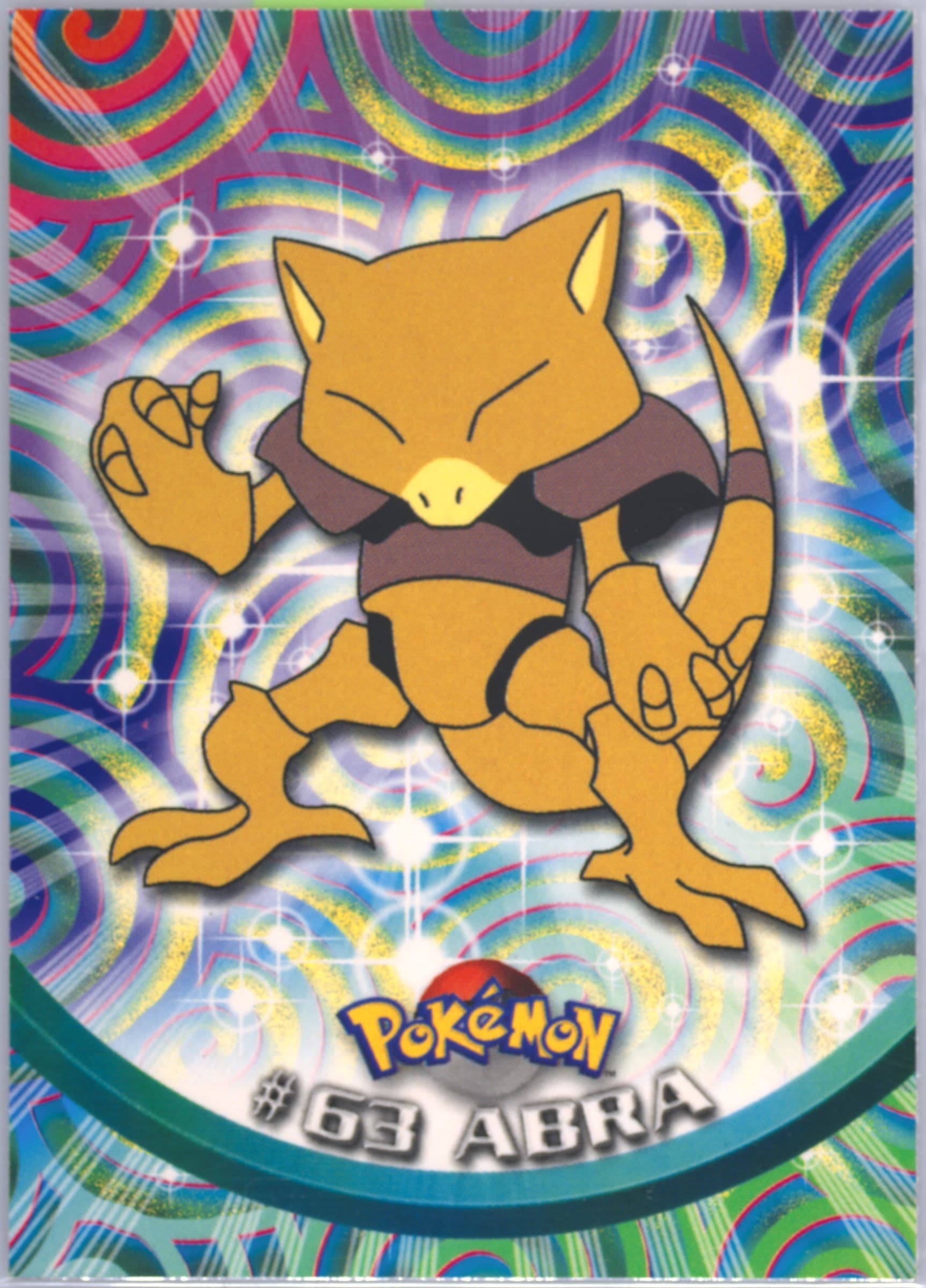 Abra French (63) 1999 Topps Pokemon TV