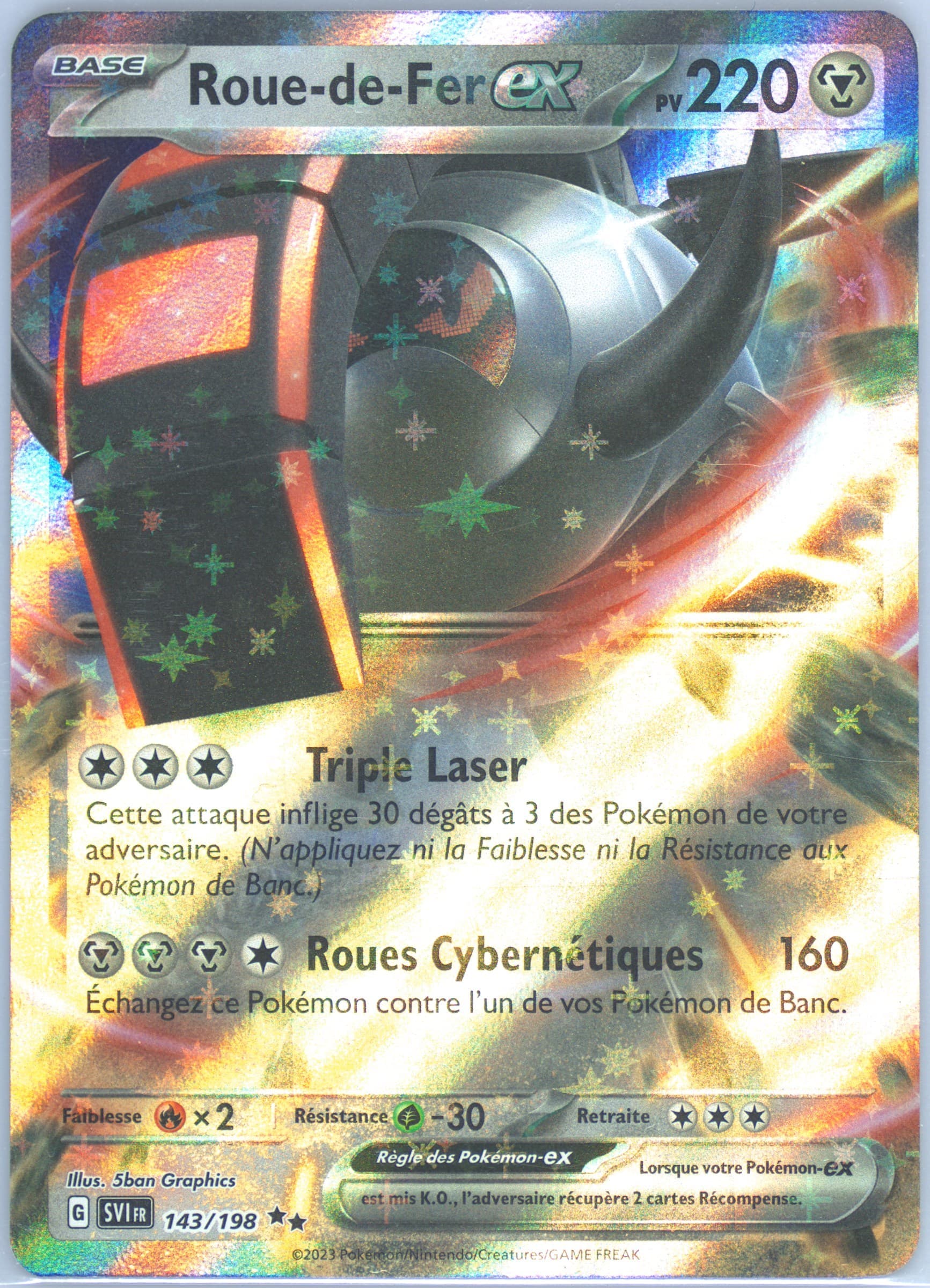 Iron Treads EX (143) 2023 Pokemon French Svi FR-Scarlet & Violet