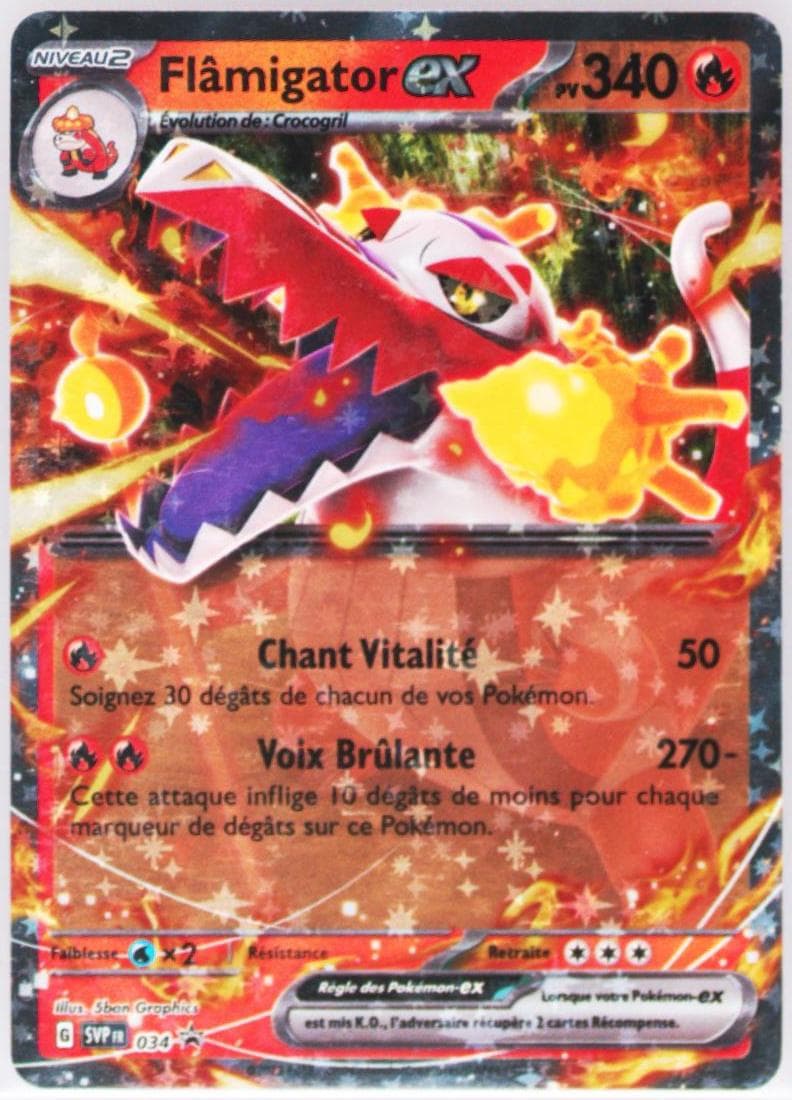 Skeledirge EX Paldea's Partner Box (034) 2023 Pokemon French Svp FR-SV Black Star Promo