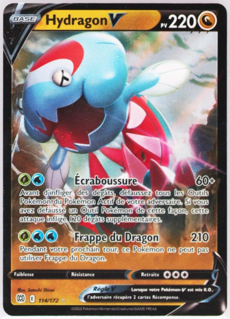 Hydragon V French (114) 2022 Pokemon Sword & Shield Brilliant Stars