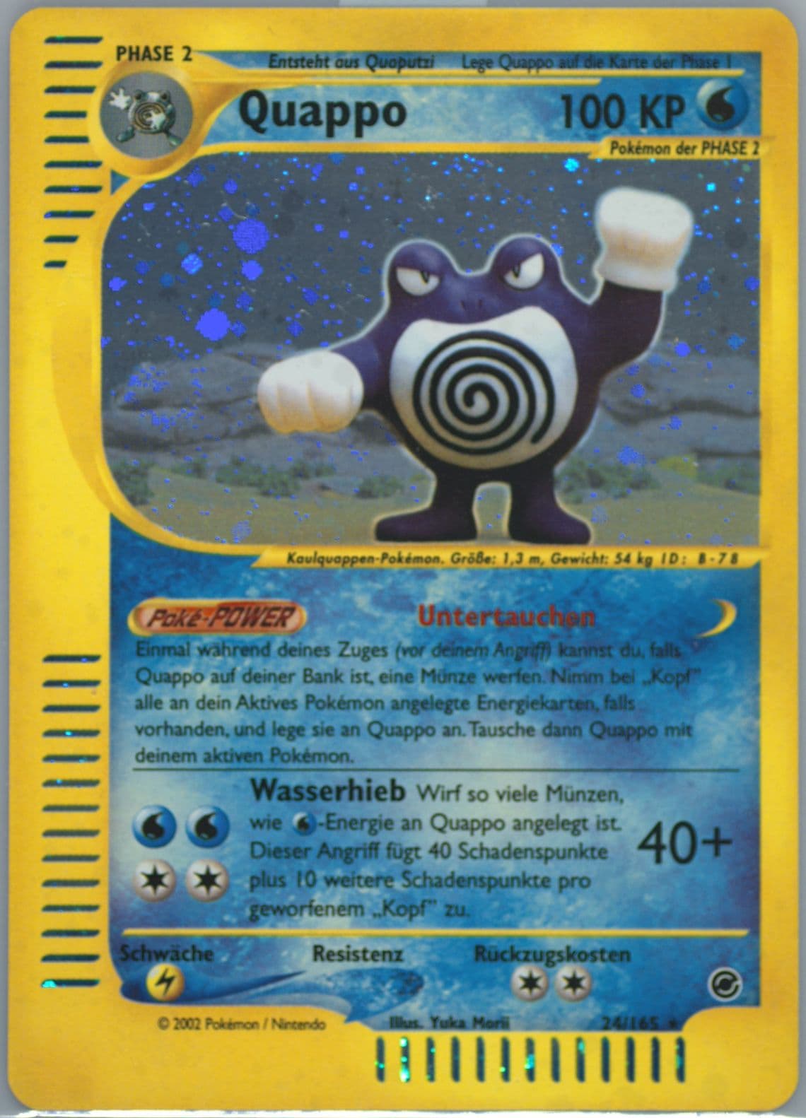 Quappo-Holo German (24) 2002 Pokemon Expedition