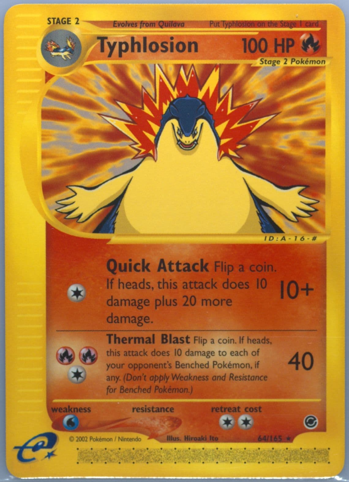 Typhlosion (64) 2002 Pokemon Expedition