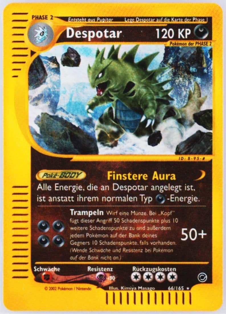 Despotar-Reverse Foil German (66) 2002 Pokemon Expedition