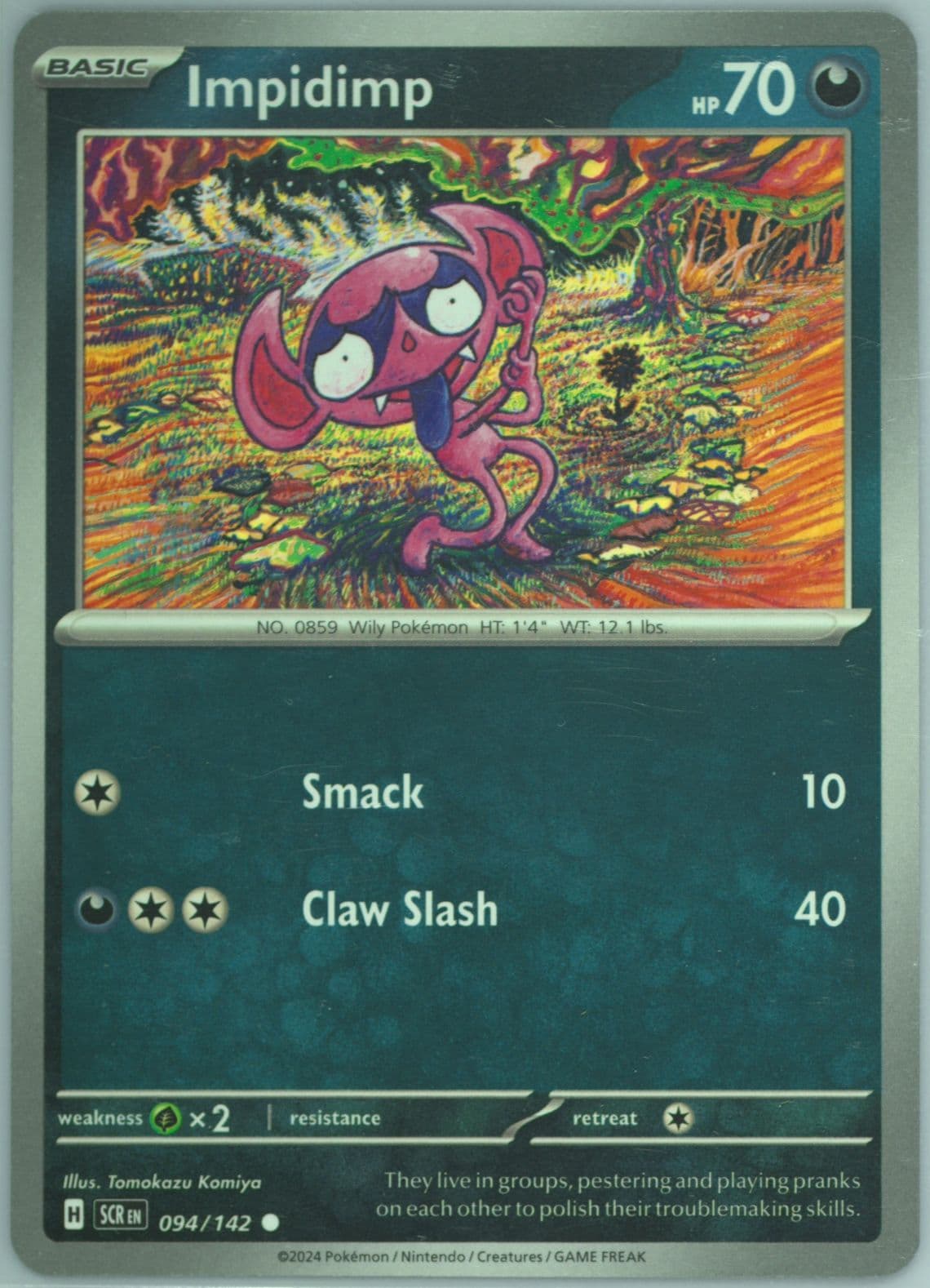 Impidimp (094) 2024 Pokemon Scr EN-Stellar Crown