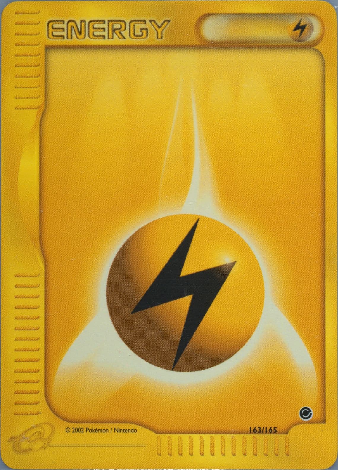Lightning Energy (163) 2002 Pokemon Expedition