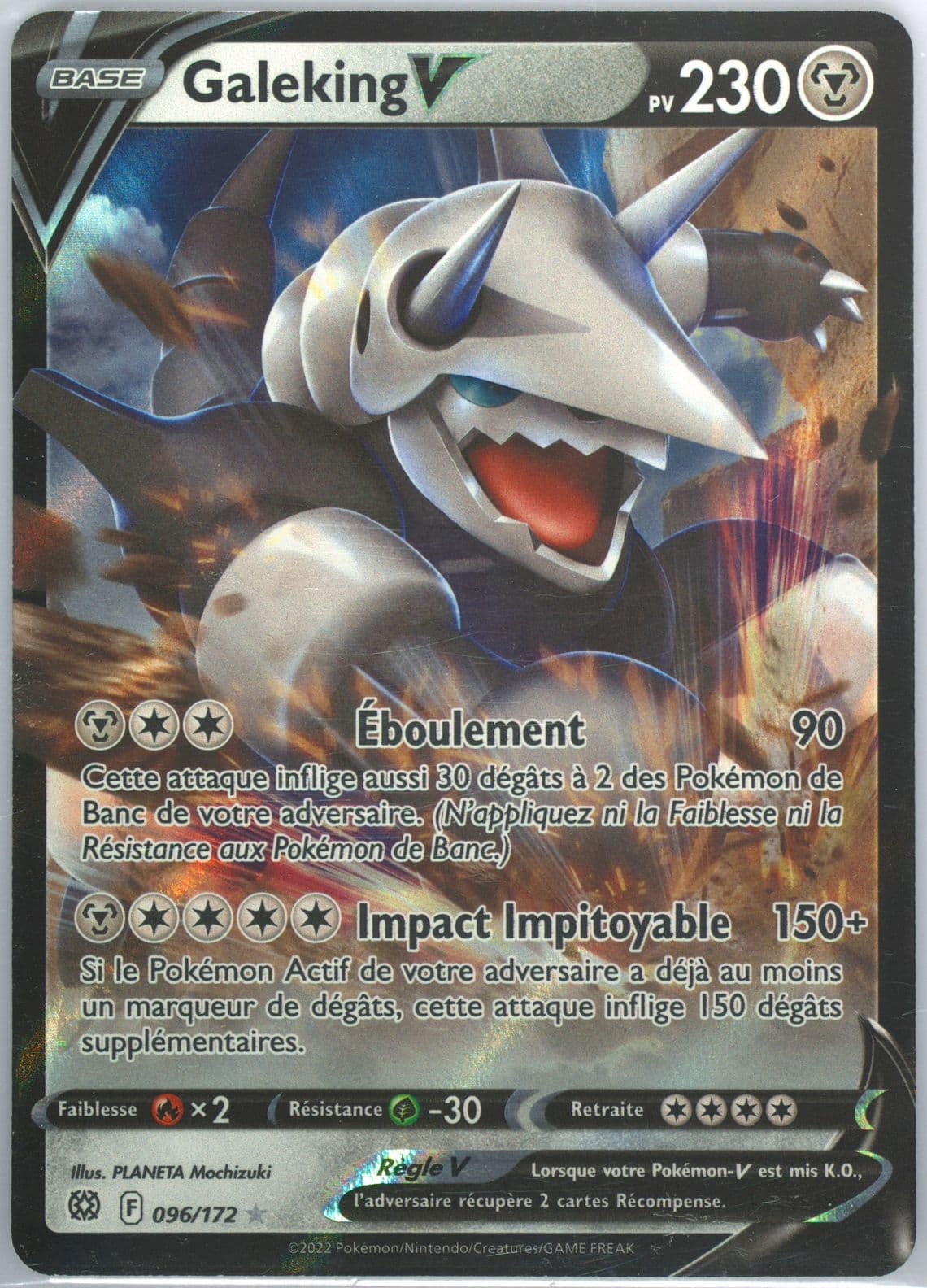 Full Art/Galeking V French (096) 2022 Pokemon Sword & Shield Brilliant Stars