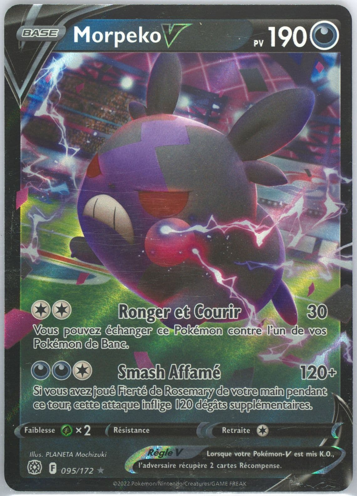 Morpeko V French (095) 2022 Pokemon Sword & Shield Brilliant Stars