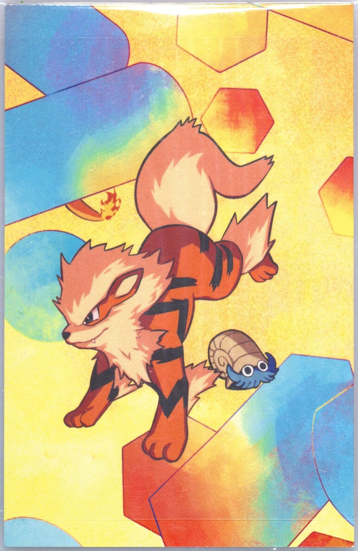 Arcanine/Omanyte 2023 Pokemon Scarlet & Violet 151 Mini Tin
