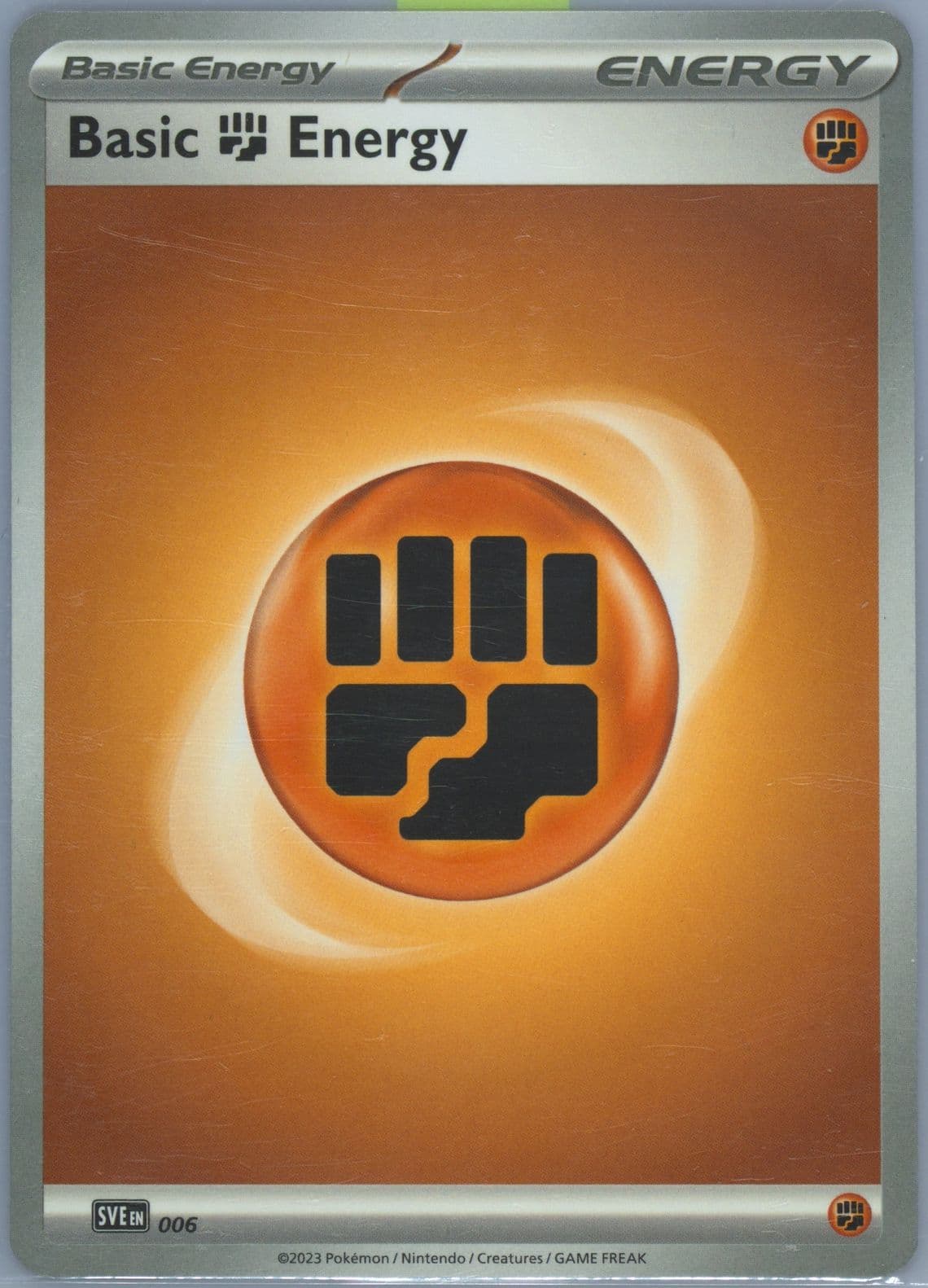 Basic Fighting Energy (006) 2023 Pokemon Sve EN-Basic Energies