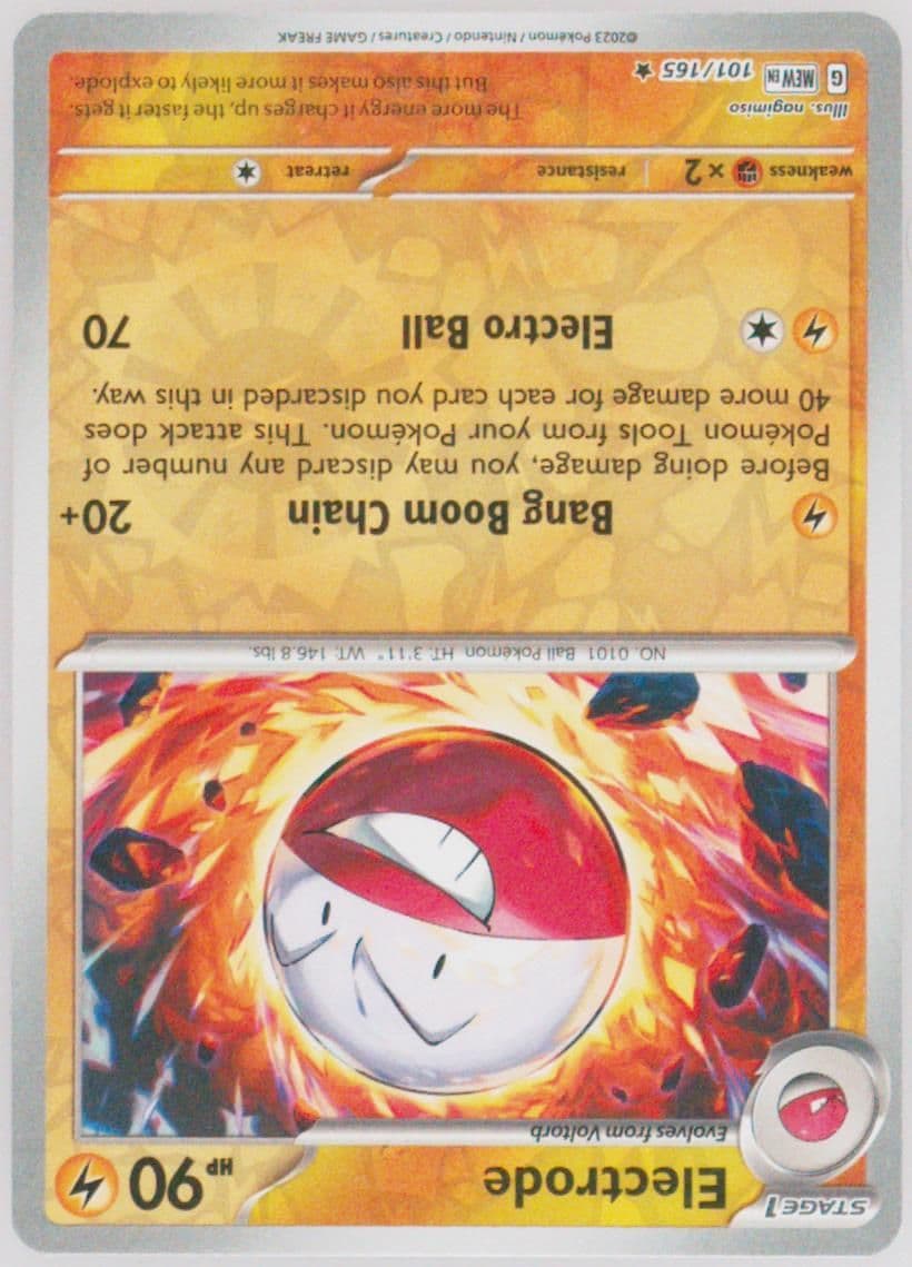 Electrode Reverse Holo (101) 2023 Pokemon Mew EN-151