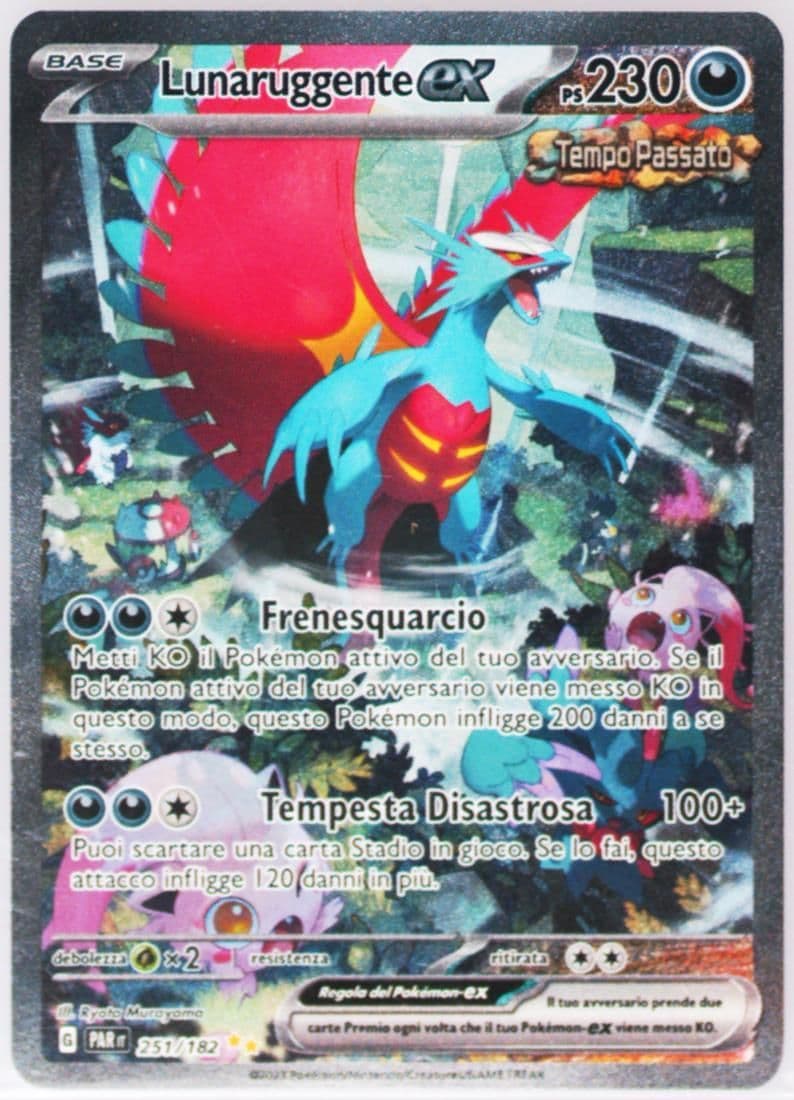 Roaring Moon EX Special Illustration Rare (251) 2023 Pokemon Italian Par It-Paradox Rift