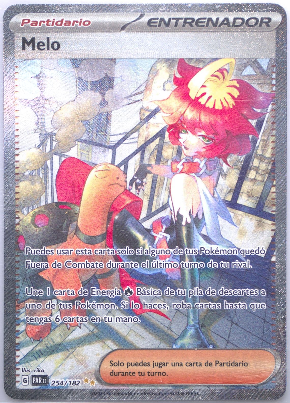 Mela Special Illustration Rare (254) 2023 Pokemon Spanish Par ES-Paradox Rift
