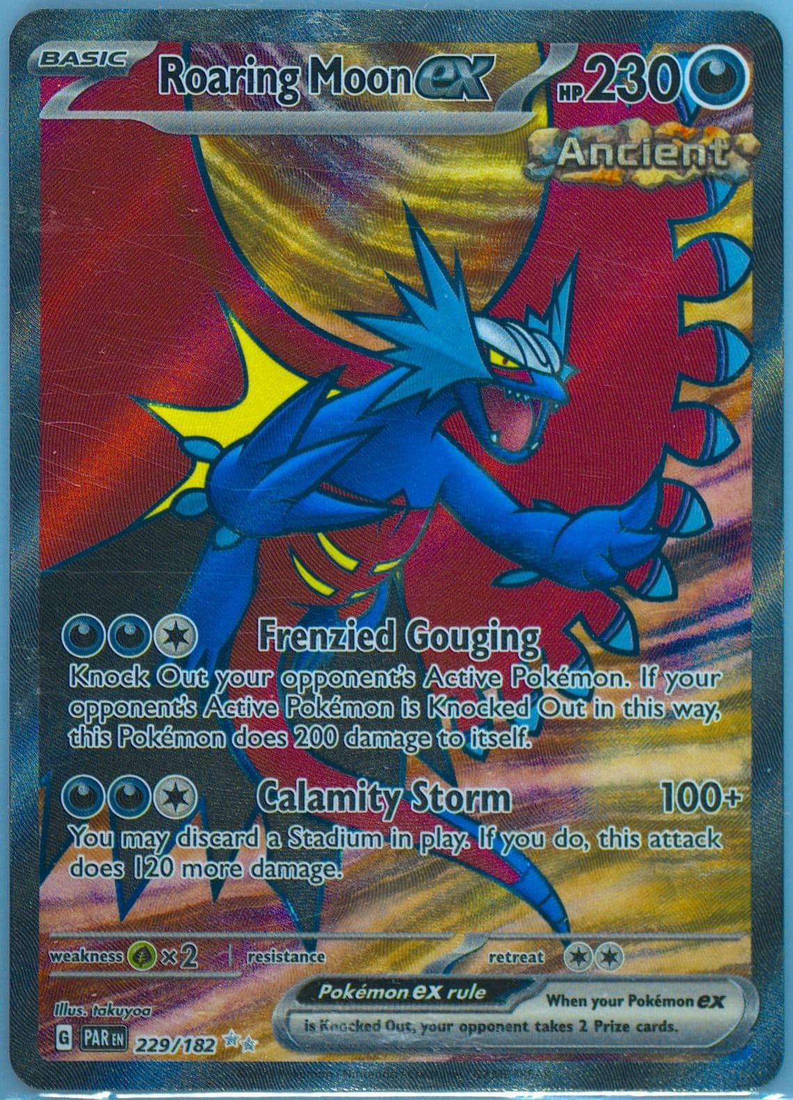 Roaring Moon EX Ultra Rare (229) 2023 Pokemon Spanish Par ES-Paradox Rift