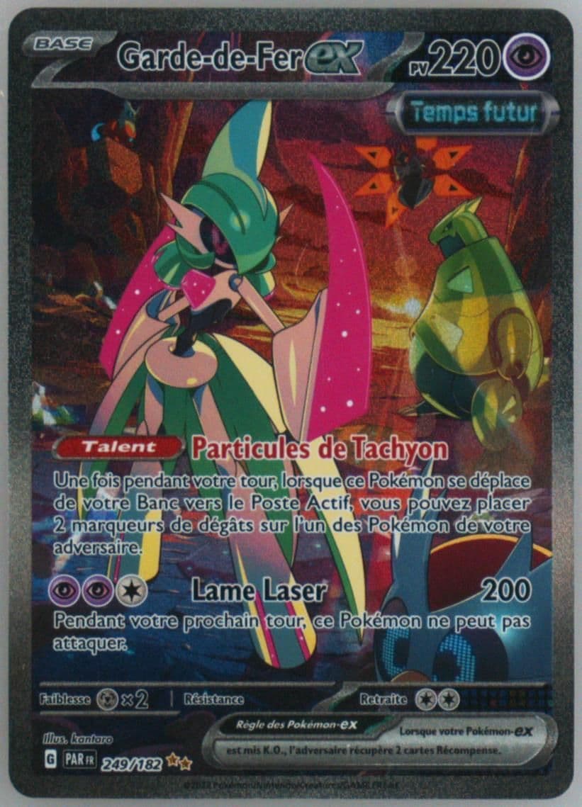 Iron Valiant EX Special Illustration Rare (249) 2023 Pokemon French Par FR-Paradox Rift