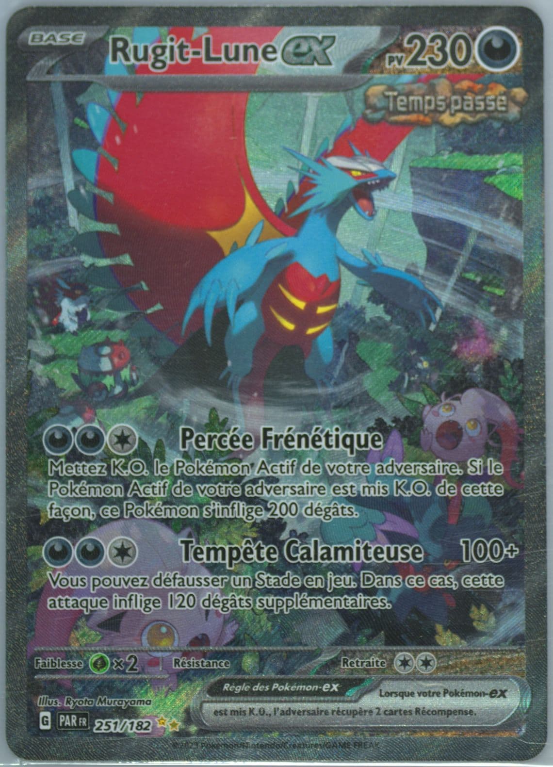 Roaring Moon EX Special Illustration Rare (251) 2023 Pokemon French Par FR-Paradox Rift
