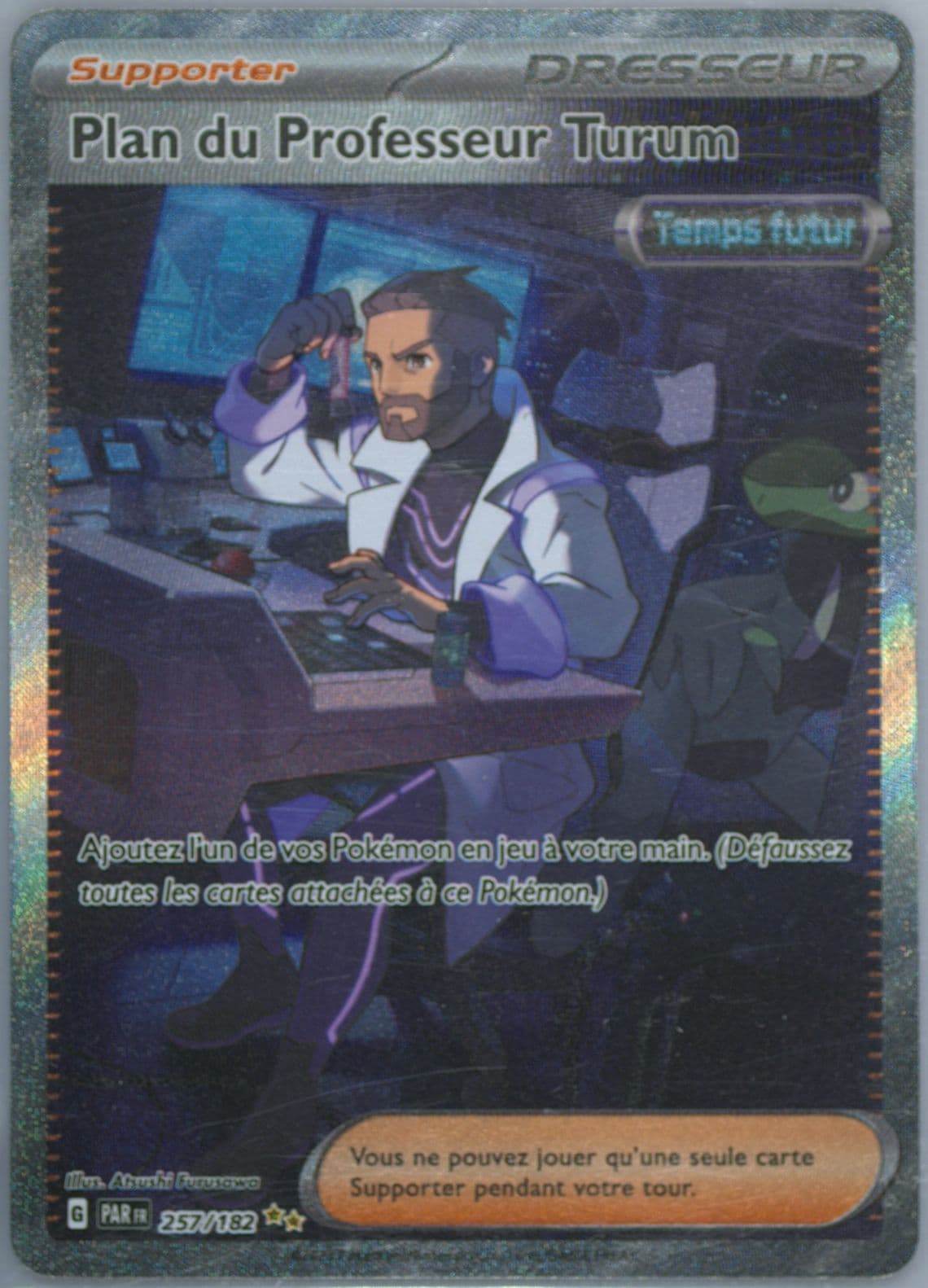 Professor Turo's Scenario Special Illustration Rare (257) 2023 Pokemon French Par FR-Paradox Rift