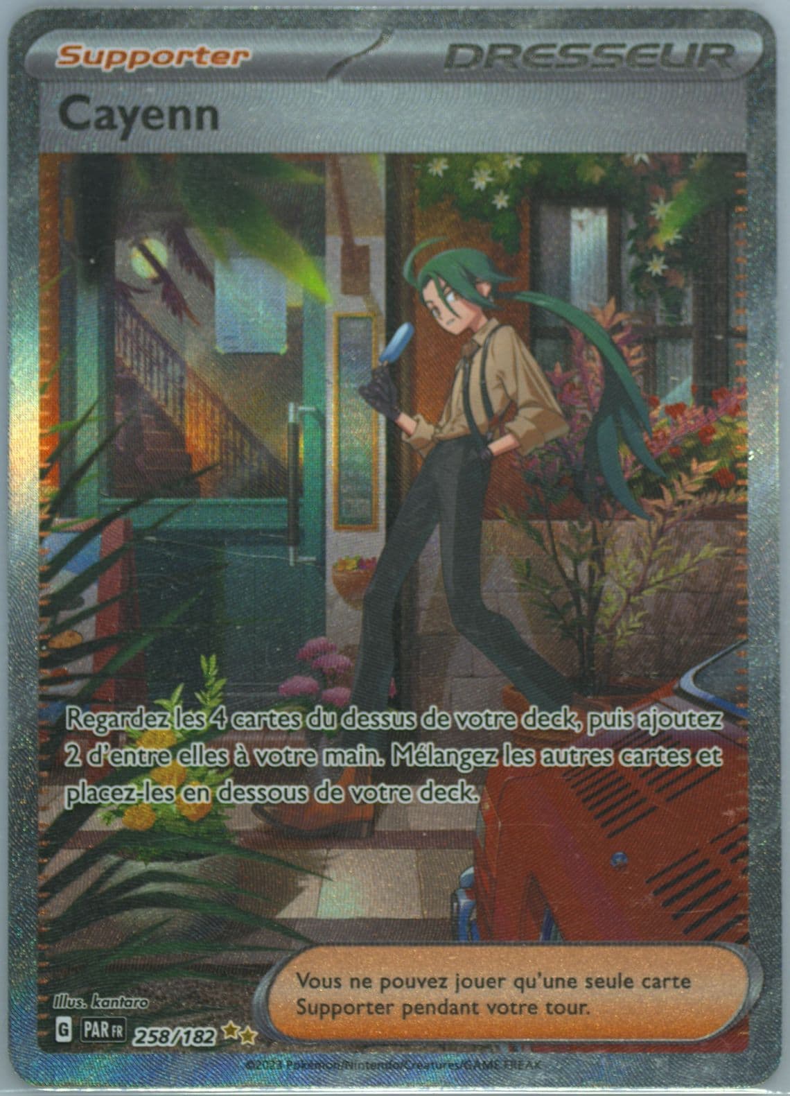 Rika Special Illustration Rare (258) 2023 Pokemon French Par FR-Paradox Rift