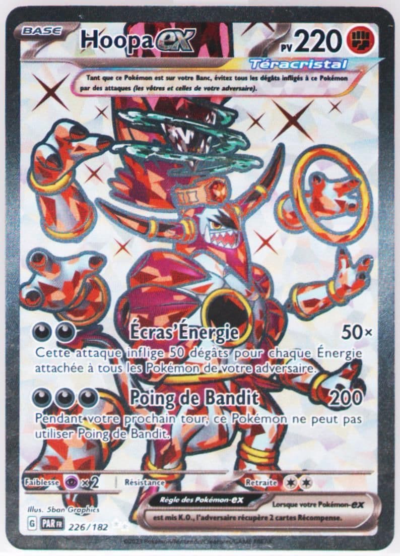 Hoopa EX Ultra Rare (226) 2023 Pokemon French Par FR-Paradox Rift