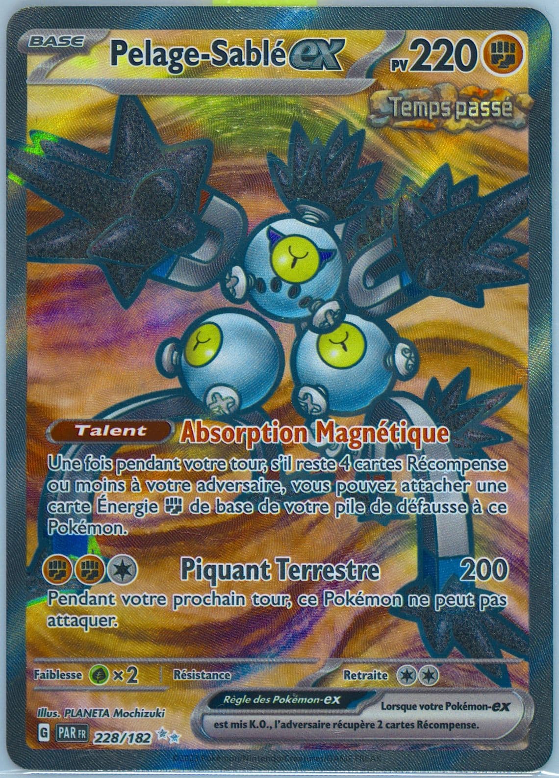 Sandy Shocks EX Ultra Rare (228) 2023 Pokemon French Par FR-Paradox Rift