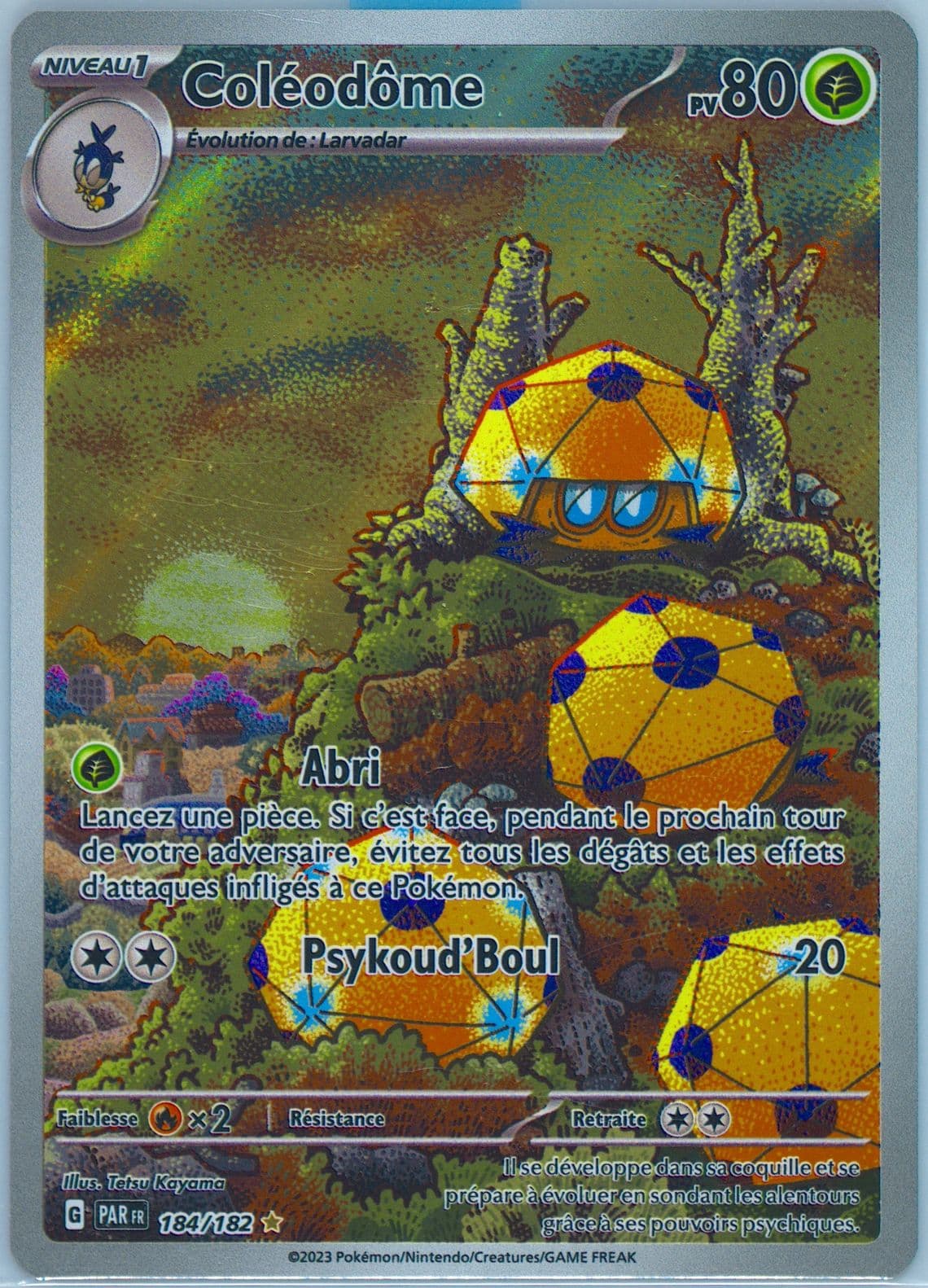 Dottler Illustration Rare (184) 2023 Pokemon French Par FR-Paradox Rift