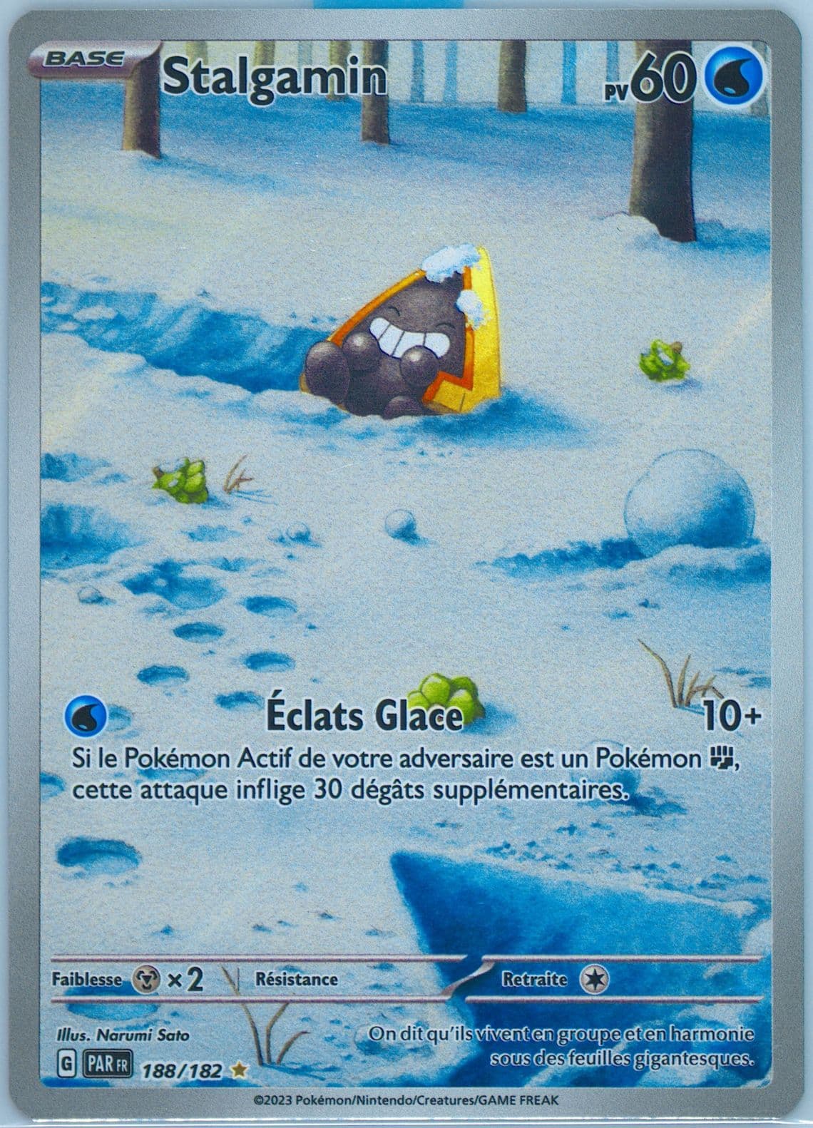 Snorunt Illustration Rare (188) 2023 Pokemon French Par FR-Paradox Rift