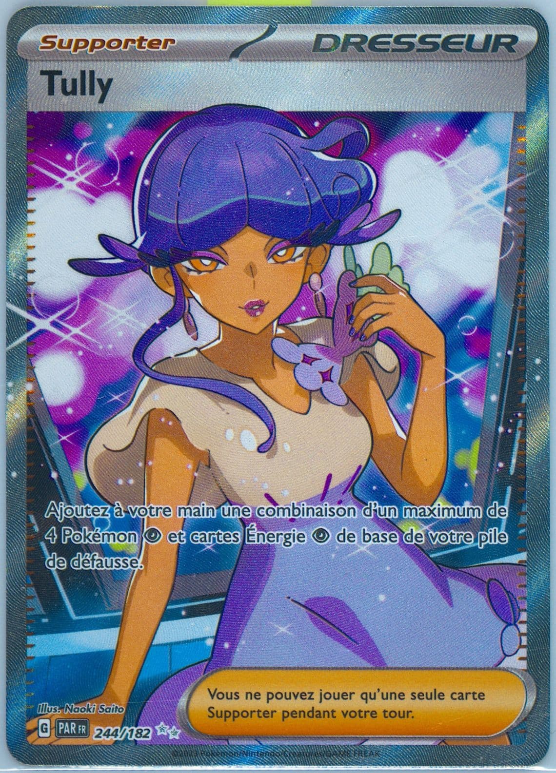 Tulip Ultra Rare (244) 2023 Pokemon French Par FR-Paradox Rift