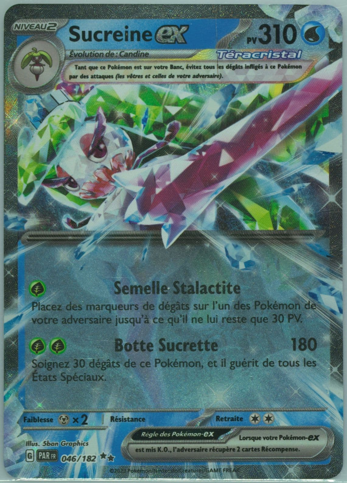 Tsareena EX (046) 2023 Pokemon French Par FR-Paradox Rift
