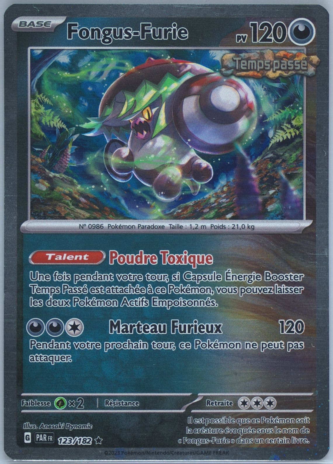 Brute Bonnet (123) 2023 Pokemon French Par FR-Paradox Rift