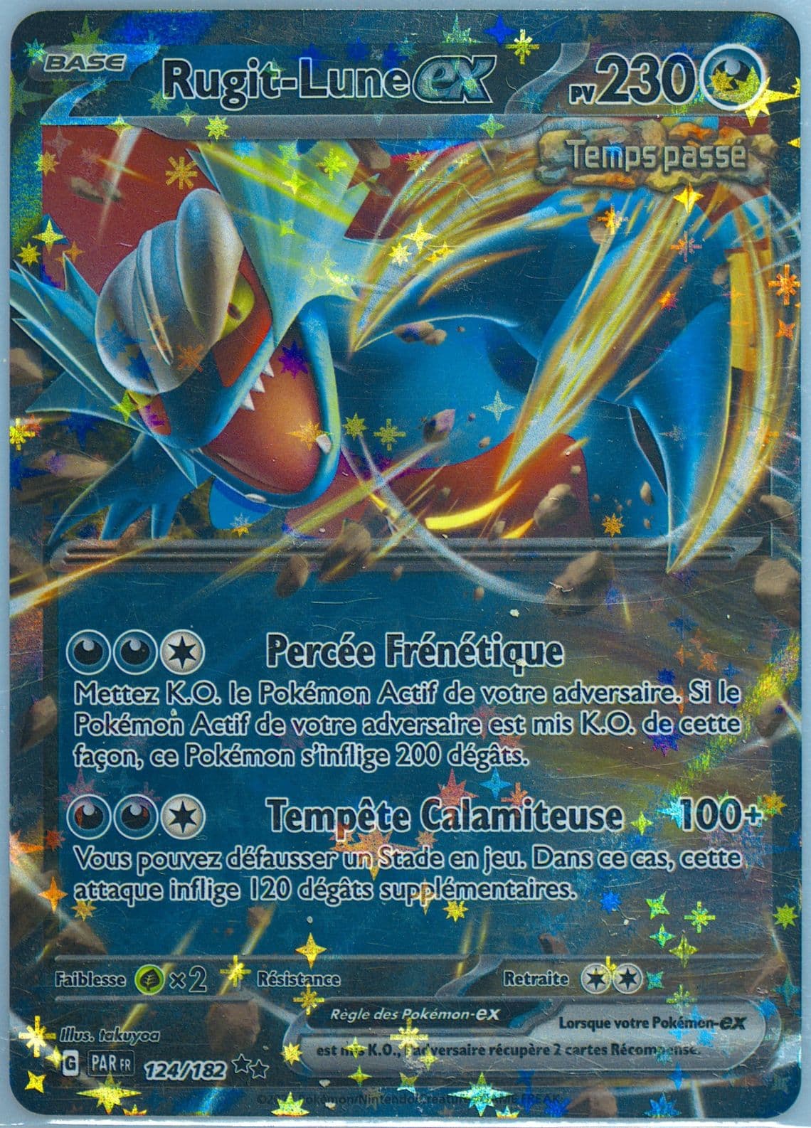 Roaring Moon EX (124) 2023 Pokemon French Par FR-Paradox Rift
