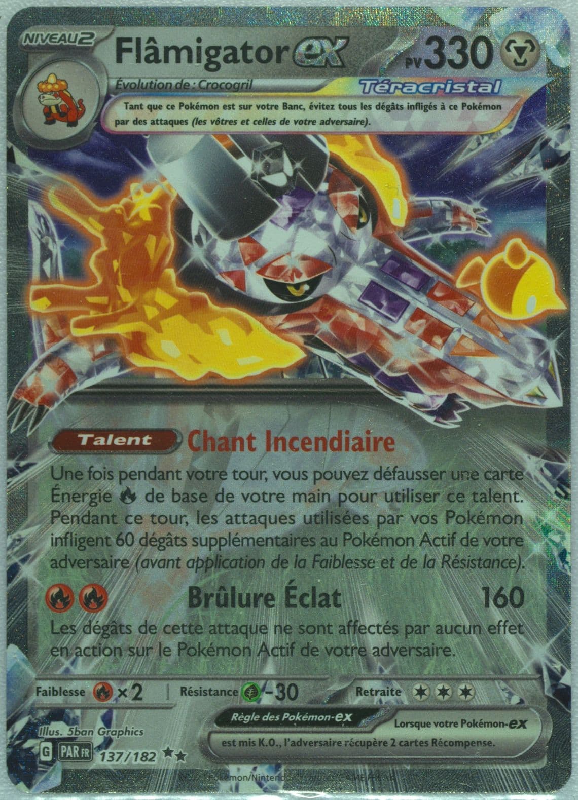 Skeledirge EX (137) 2023 Pokemon French Par FR-Paradox Rift