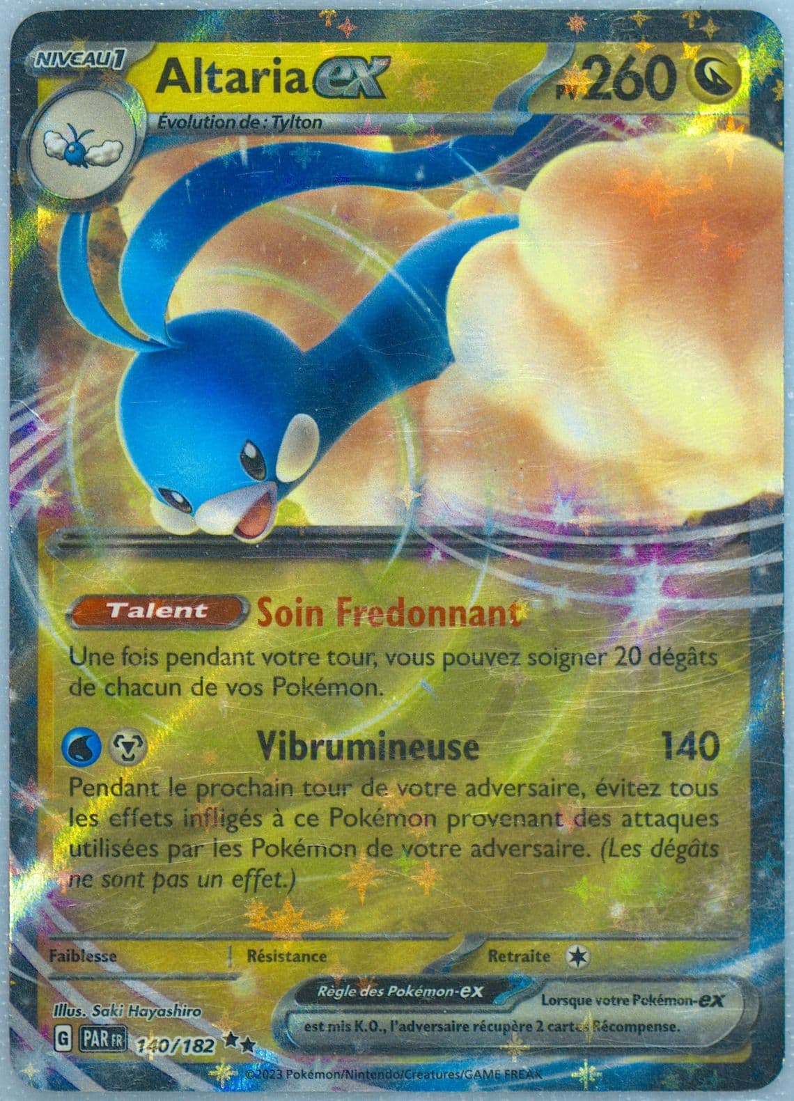Altaria EX (140) 2023 Pokemon French Par FR-Paradox Rift