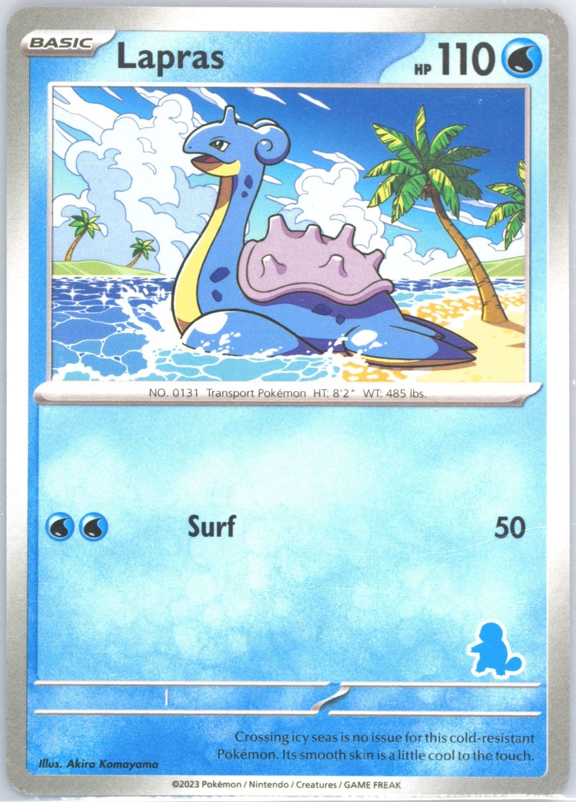 Lapras 2023 Pokemon My First Battle-Squirtle Deck