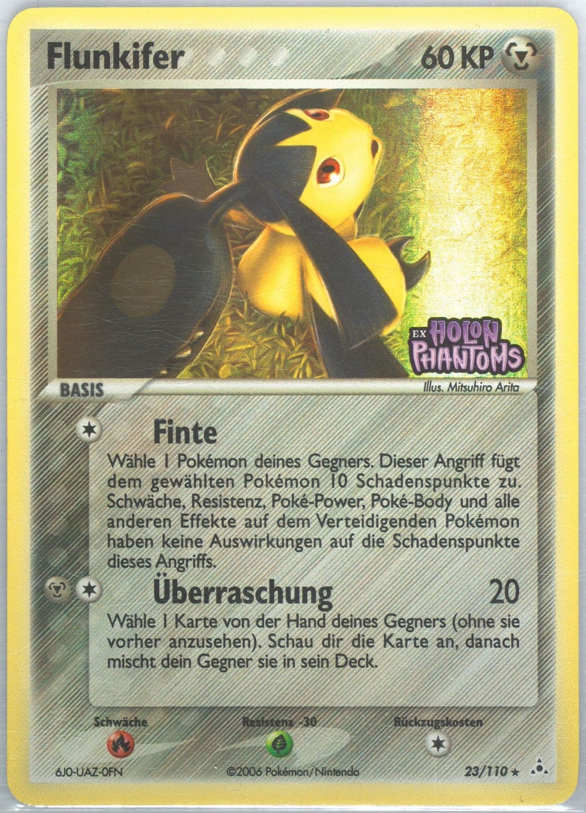 Flunkifer-Reverse Foil German (23) 2006 Pokemon EX Holon Phantoms