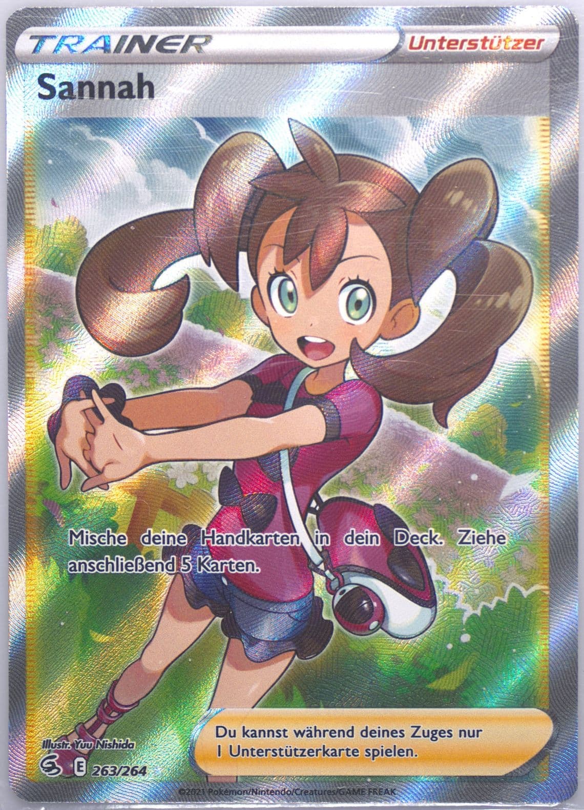 Full Art/Sannah German (263) 2021 Pokemon Sword & Shield Fusion Strike