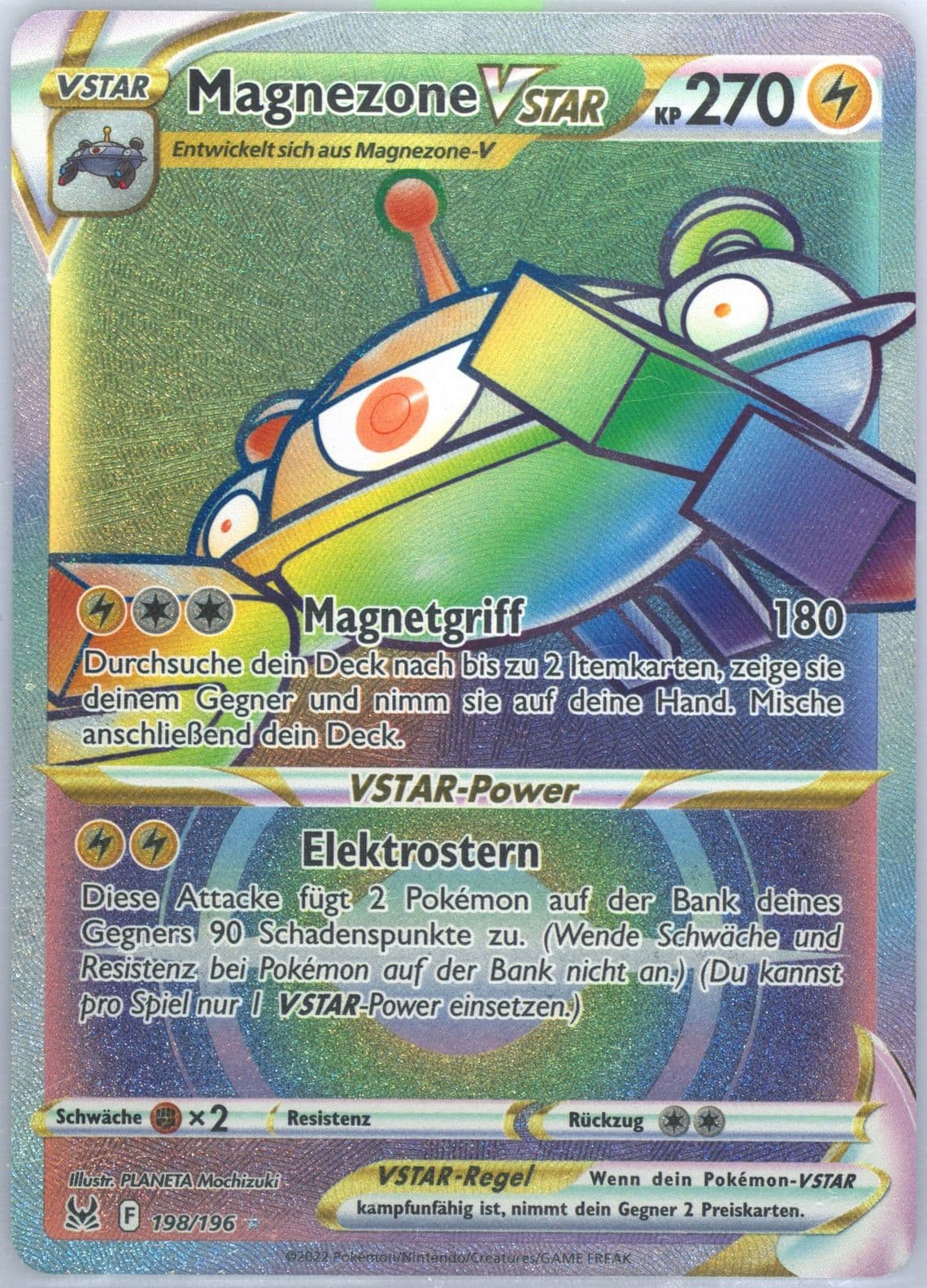 Full Art/Magnezone Vstar German-Secret (198) 2022 Pokemon Sword & Shield Lost Origin
