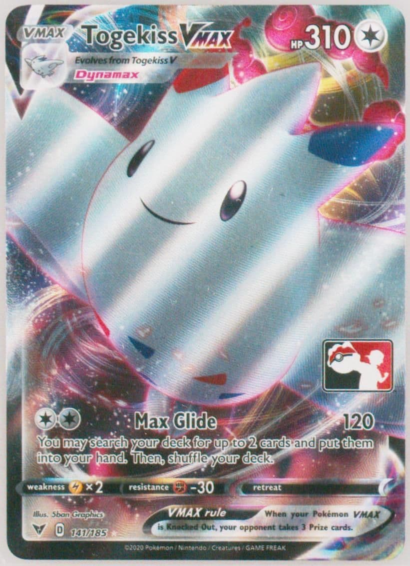 Full Art/Togekiss Vmax (141) 2022 Pokemon Play! Pokemon Prize Pack: Series 1