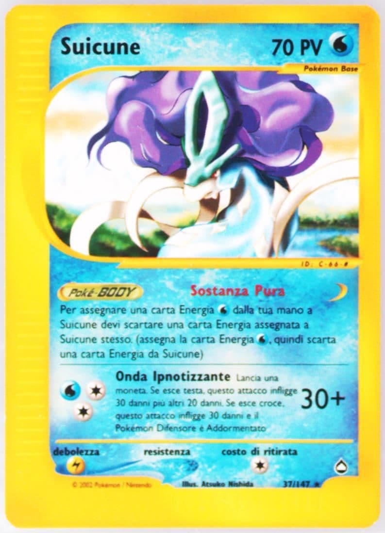 Suicune Italian (37) 2003 Pokemon Aquapolis