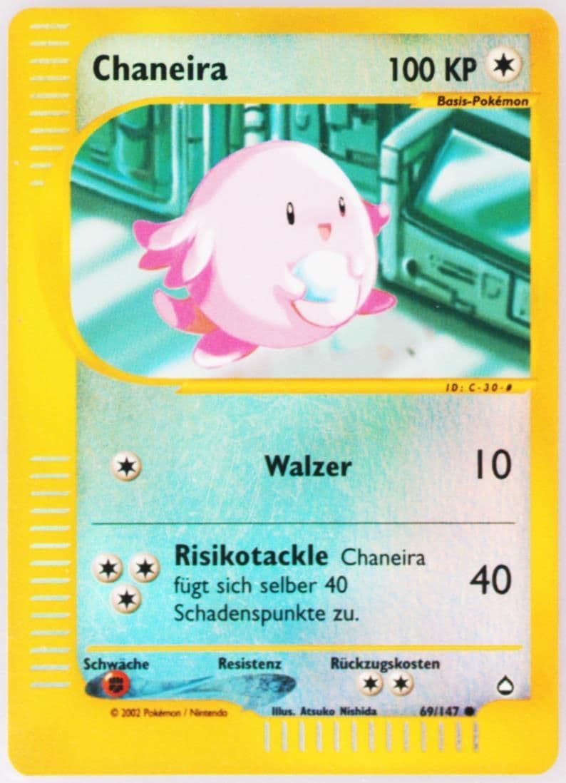 Chaneira-Reverse Foil German (69) 2003 Pokemon Aquapolis