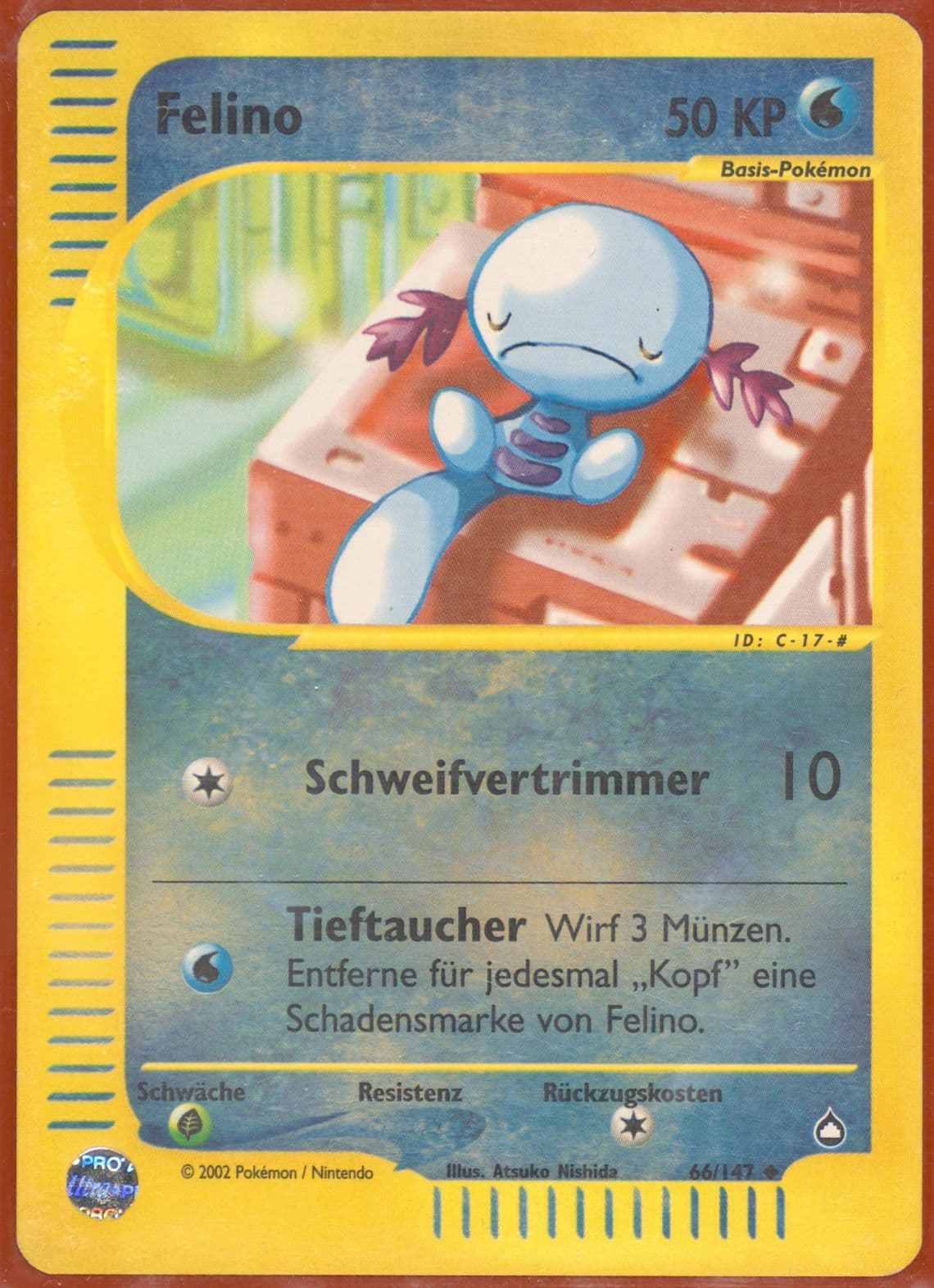 Felino-Reverse Foil German (66) 2003 Pokemon Aquapolis