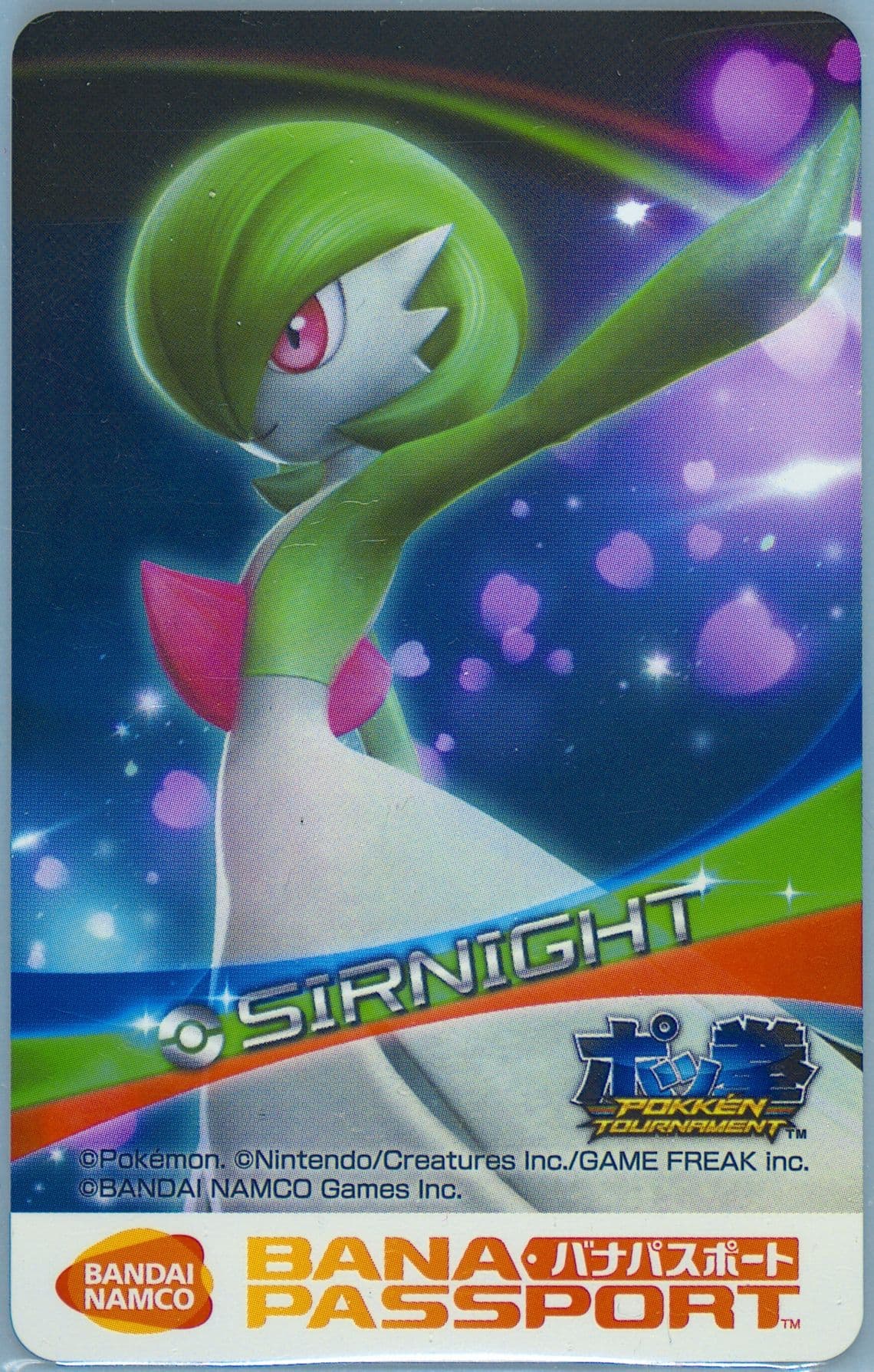 Gardevoir Bana Passport-Location Test 2015 Pokemon Promo Pokken Tournament