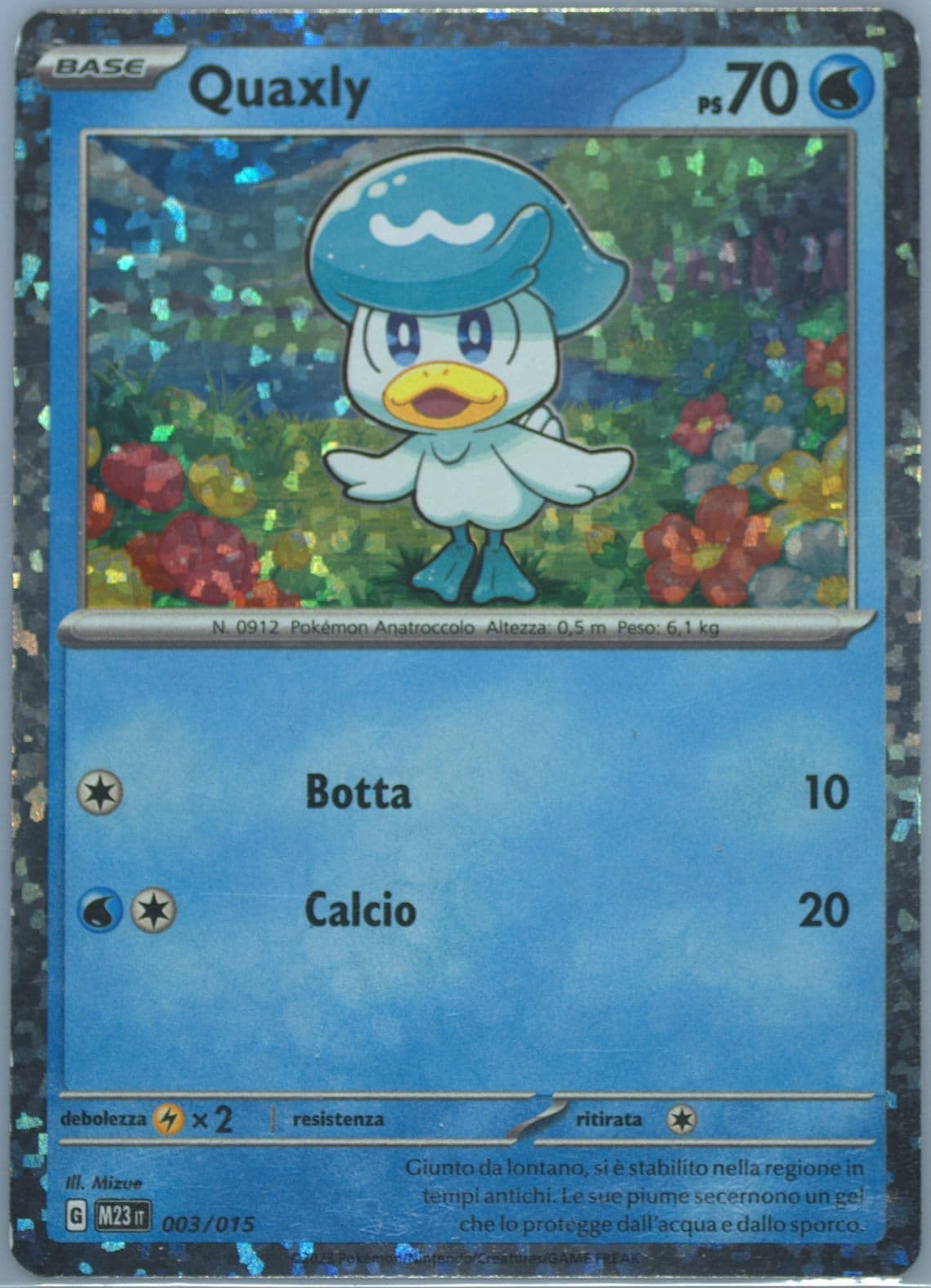 Quaxly (003) 2023 Pokemon M23 It-Mcdonald's Collection