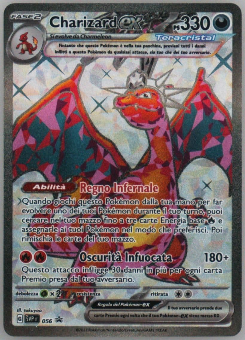 Charizard EX Charizard EX Premium Collection (056) 2023 Pokemon Italian Svp It-SV Black Star Promo